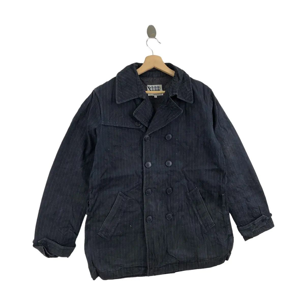 Takeo Kikuchi TAKEO KIKUCHI JAPAN Avant Garde Pea Coat Chore Jacket Size US L / EU 52-54 / 3 - 7 Thumbnail