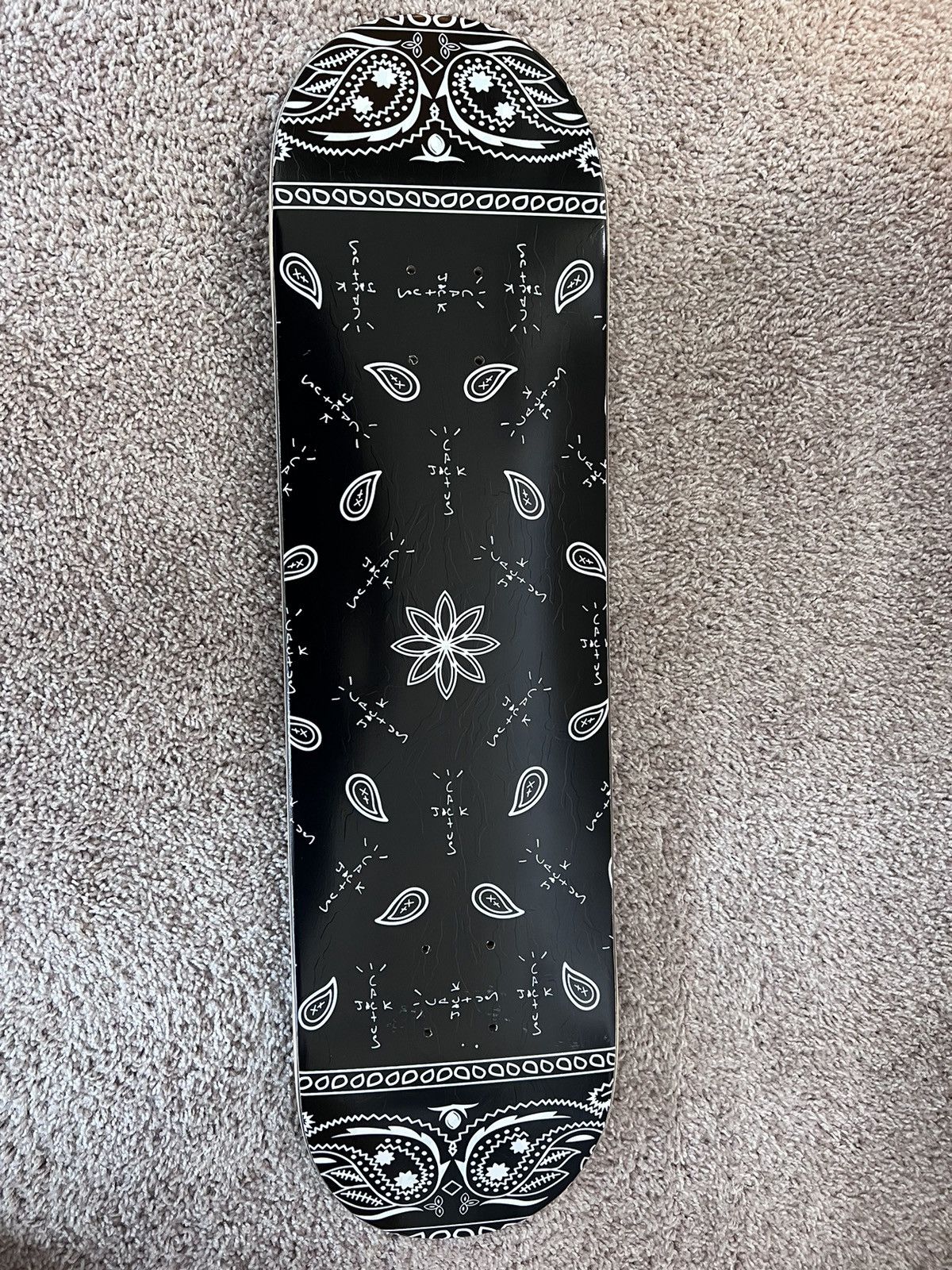 Travis Scott Travis Scott Paisley Skateboard Deck | Grailed