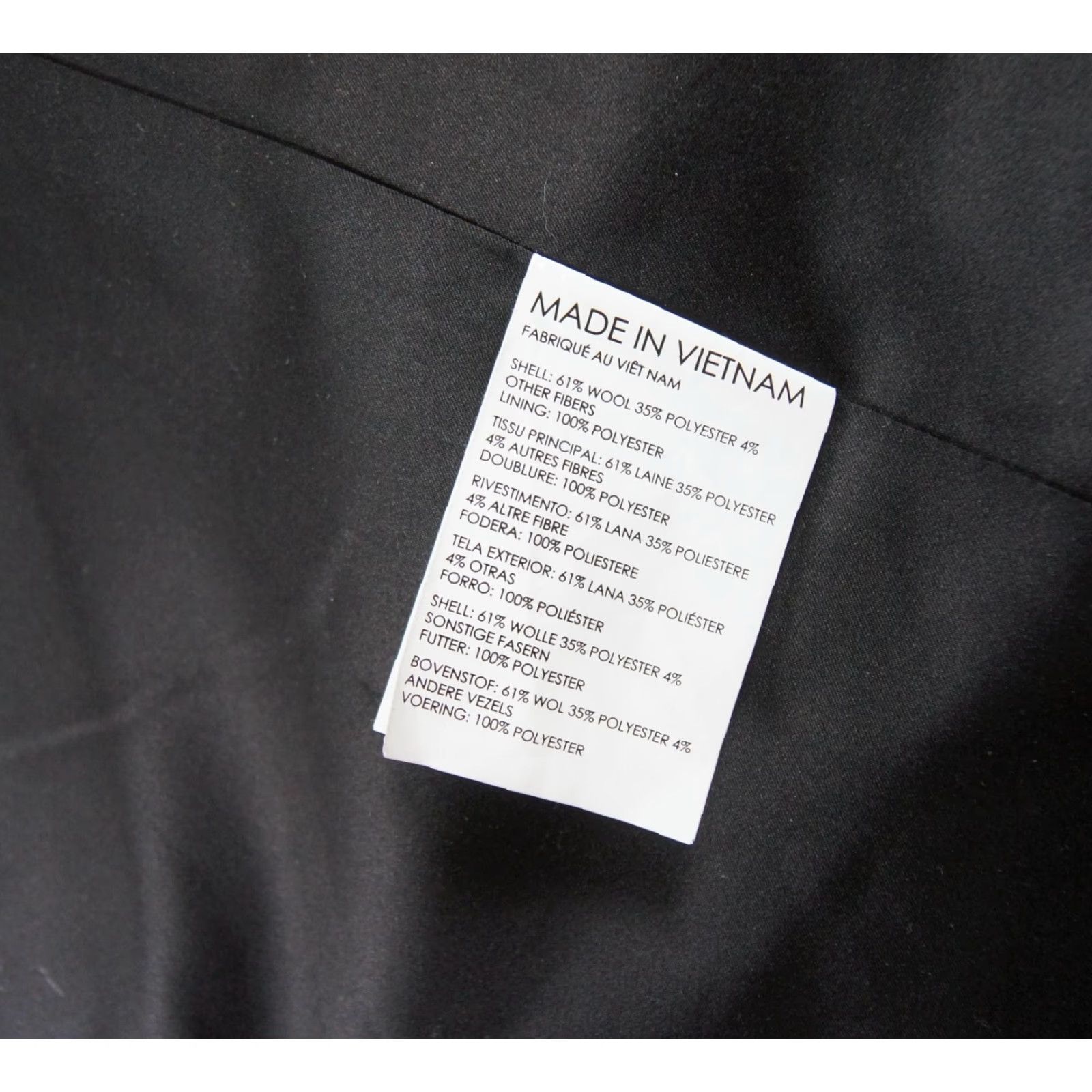 Club Monaco Club Monaco Women's Jacket XS Black Double Breasted Wool Blend Overcoat Outdoor Size XS / US 0-2 / IT 36-38 - 7 Thumbnail