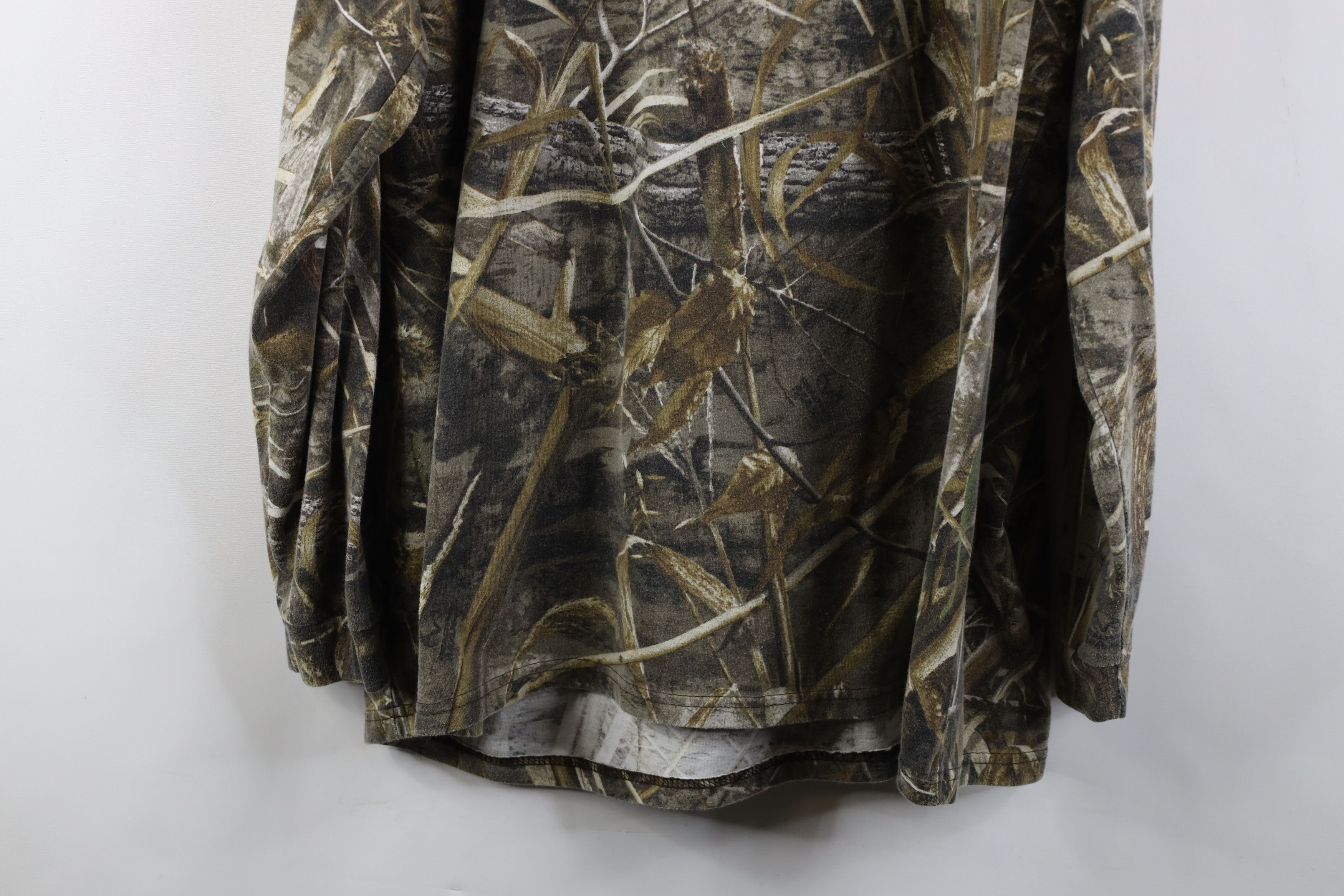 Vintage Vintage Y2K Streetwear Faded Camouflage Long Sleeve T-Shirt Size US XXL / EU 58 / 5 - 13 Thumbnail