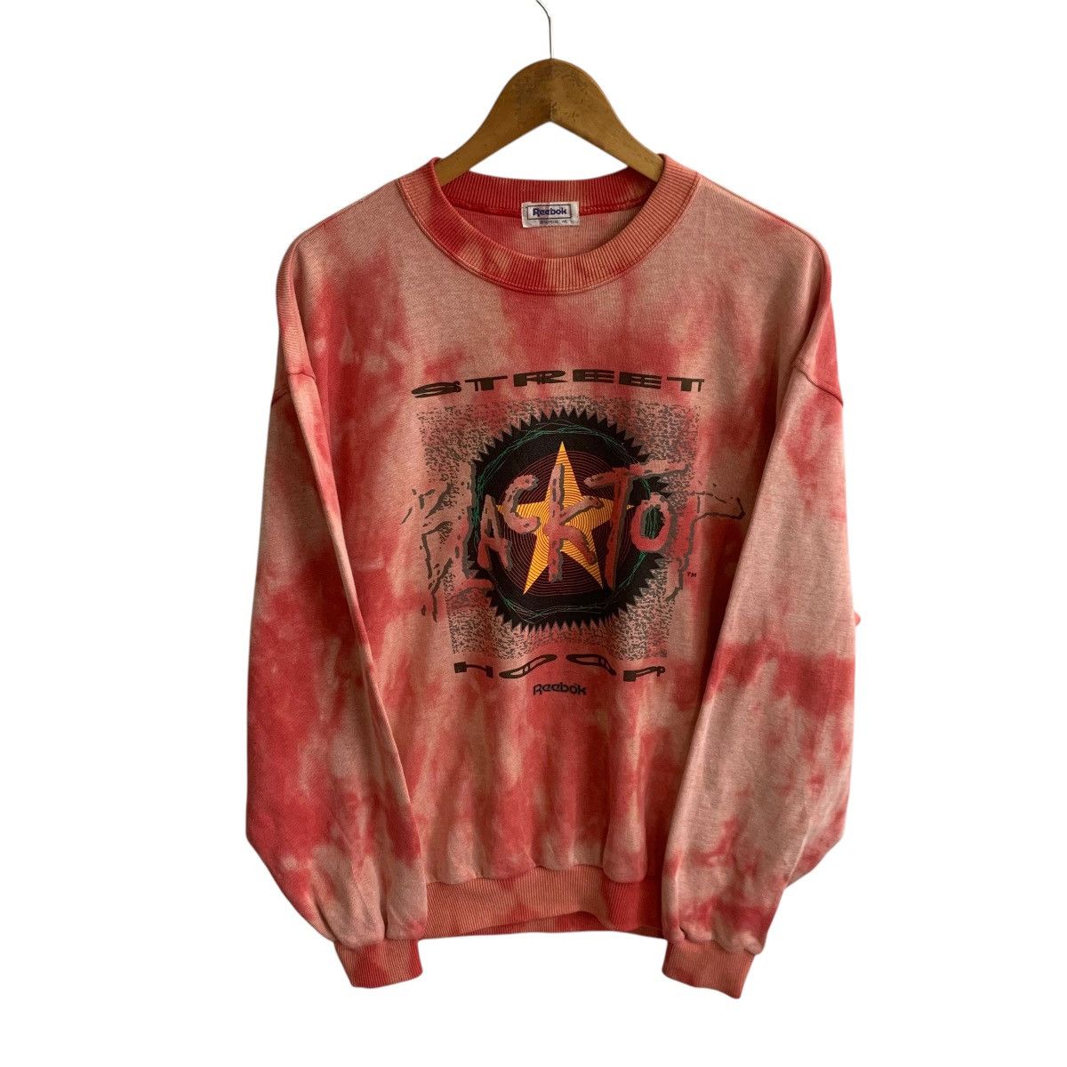 Reebok × Vintage Vintage Reebok Custom Bleach Sweatshirt Large Size US L / EU 52-54 / 3 - 1 Thumbnail