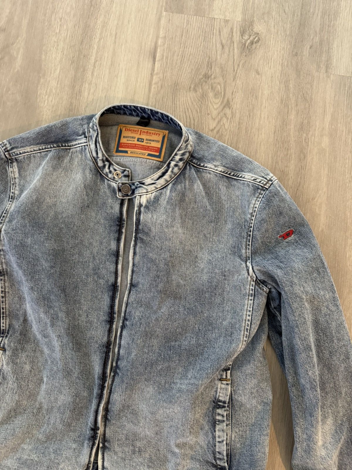 Diesel Diesel Denim Jacket Moto Size US XL / EU 56 / 4 - 2 Thumbnail