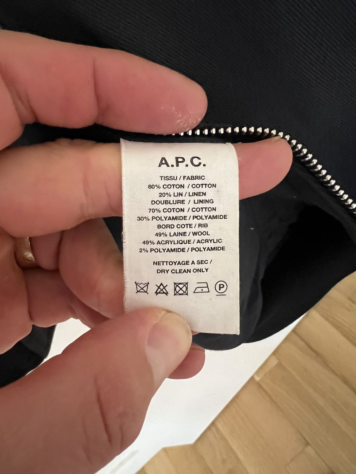 A.P.C. Cotton linen padded bomber Size US M / EU 48-50 / 2 - 4 Thumbnail