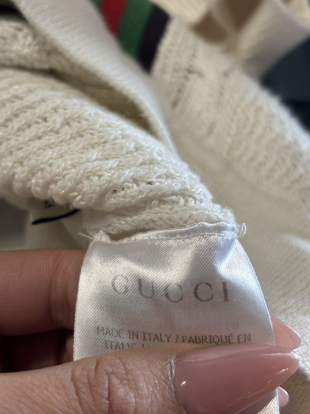 Gucci GUCCI STRIPE SS BUTTONED WOOL KNIT POLO SHIRT SIZE M Size US M / EU 48-50 / 2 - 8 Thumbnail