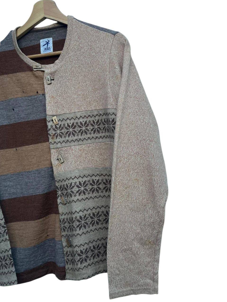 Hai Sporting Gear 80s Hai Sporting Gear Issey Miyake Wool Cardigan Size M / US 6-8 / IT 42-44 - 8 Thumbnail