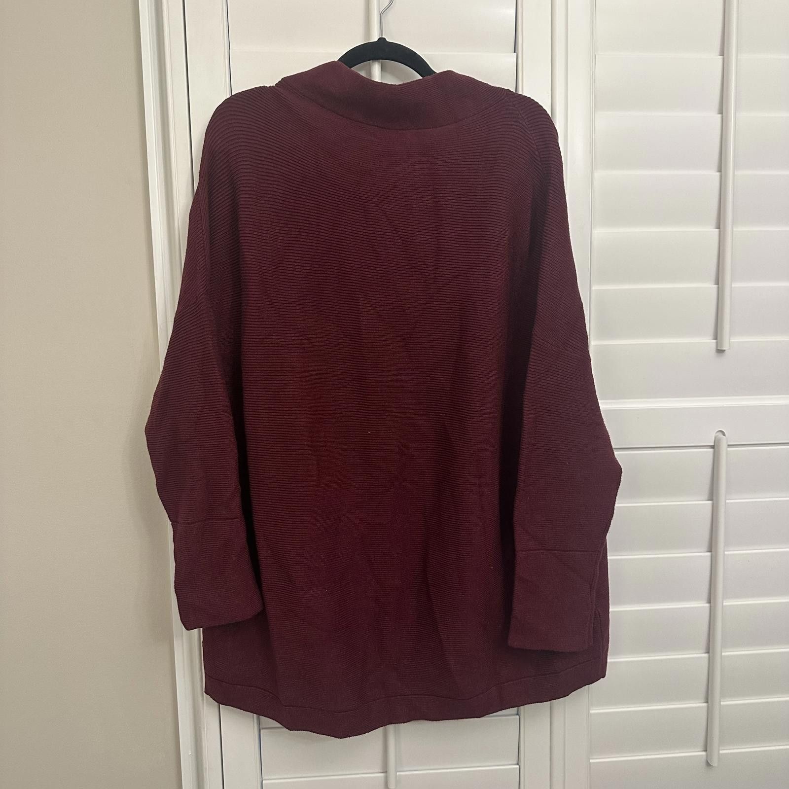 Designer Cozy XL Burgundy Sweater Size XL / US 12-14 / IT 48-50 - 1 Thumbnail