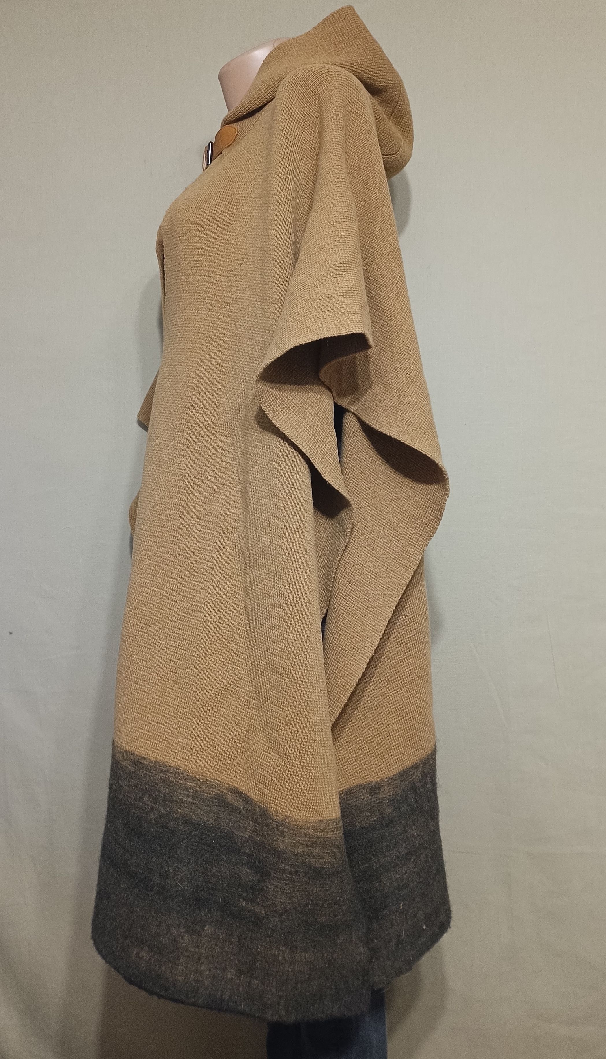 SOFIE D'HOORE Sofie D'hoore Mark Hooded Poncho Jacket Size ONE SIZE - 5 Thumbnail