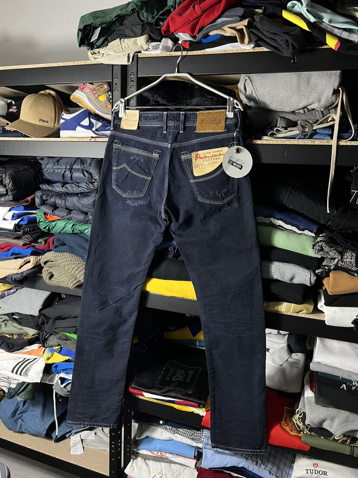 Jacob Cohen Jacob Cohen Premium Edition Denim Jeans Distressed Dark Blue Size US 32 / EU 48 - 2 Thumbnail