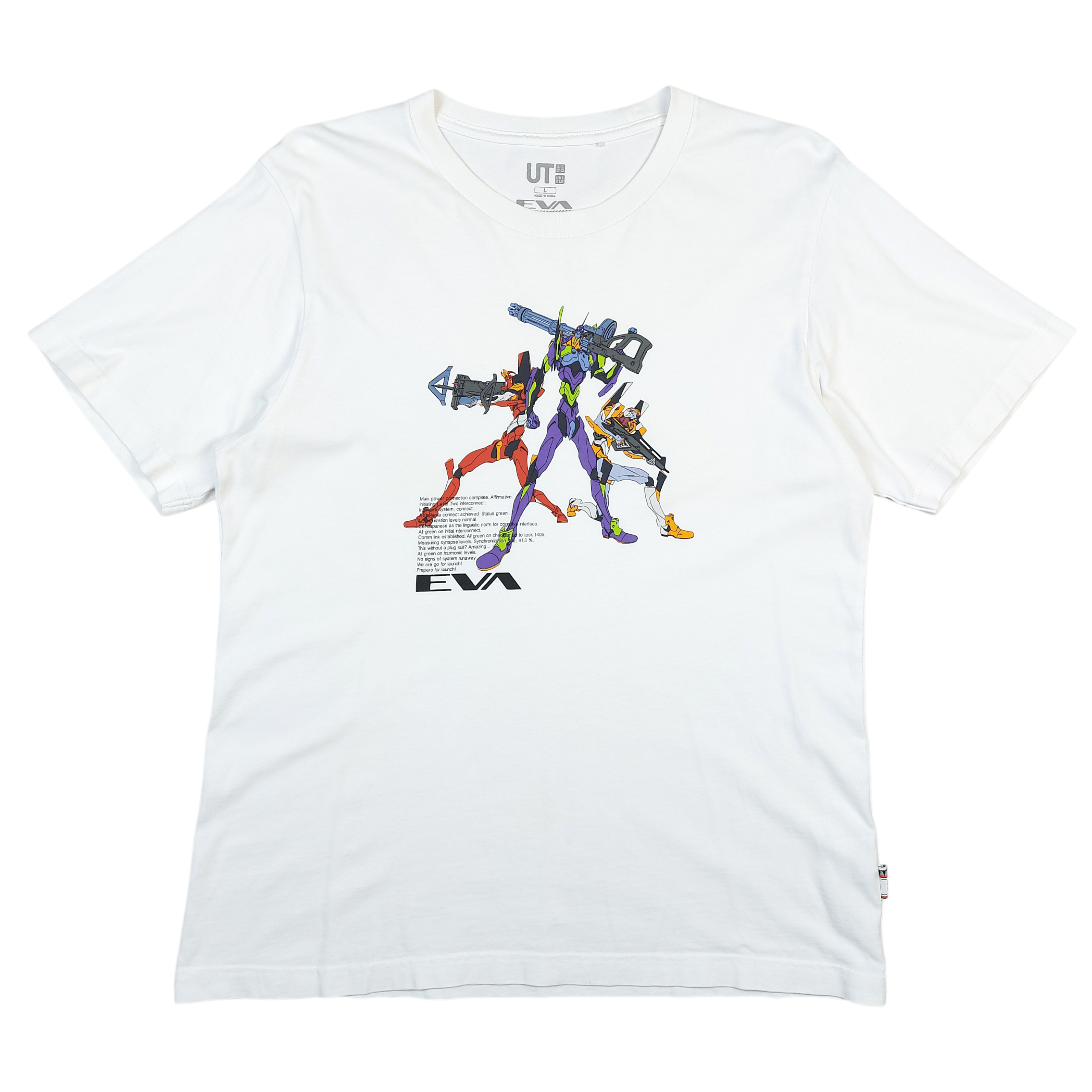 Anime Uniqlo UT Evangelion EVA Anime JP Neon Genesis TEE Size US L / EU 52-54 / 3 - 1 Thumbnail