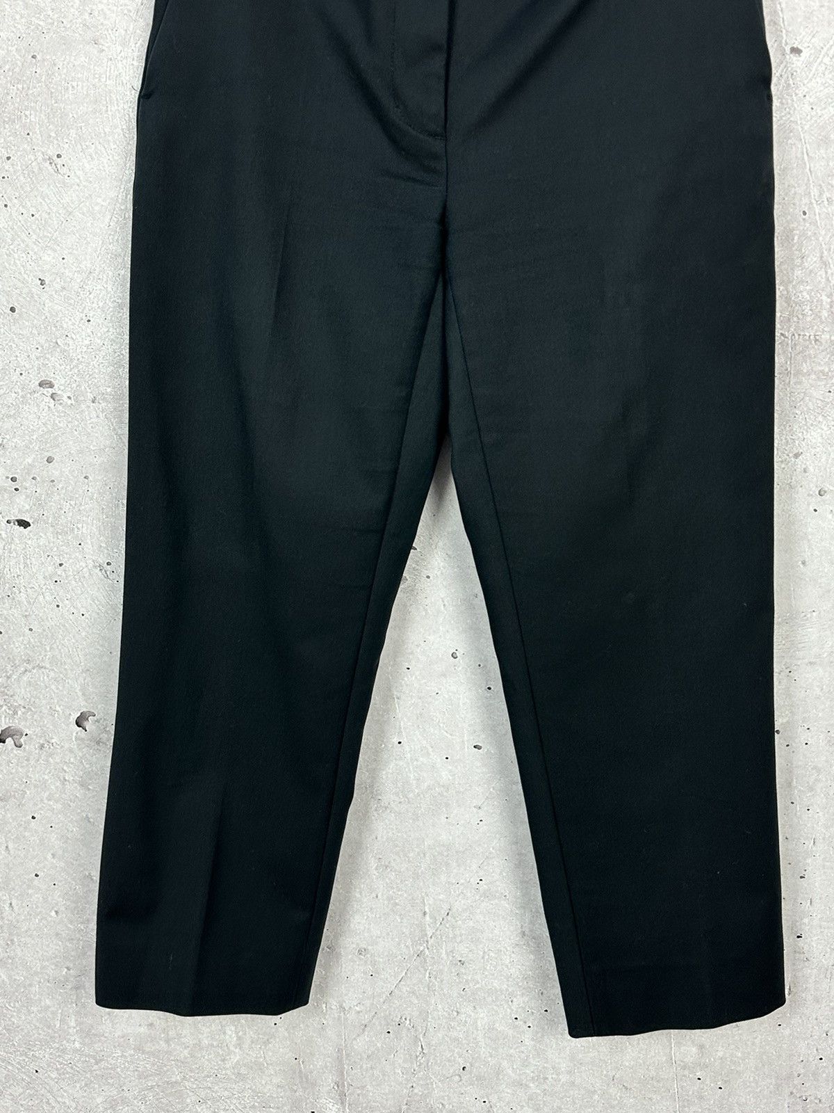 3.1 Phillip Lim 3.1 Phillip Lim Black Cotton Basic Cropped Women’s Pants Size 28" / US 6 / IT 42 - 3 Thumbnail