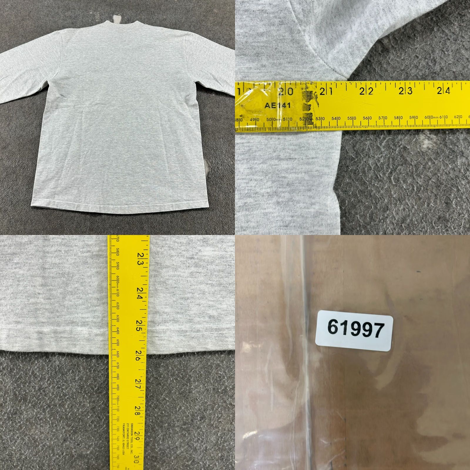 Anvil VINTAGE Ducati Motorcycles Shirt Mens L Grey Long Sleeve Cotton Mock Neck 90s Size US L / EU 52-54 / 3 - 8 Thumbnail