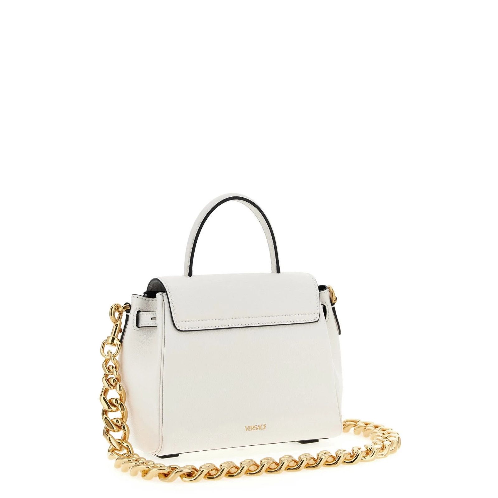 Versace VERSACE Medusa White Leather Handbag New & Authentic Size ONE SIZE - 2 Thumbnail