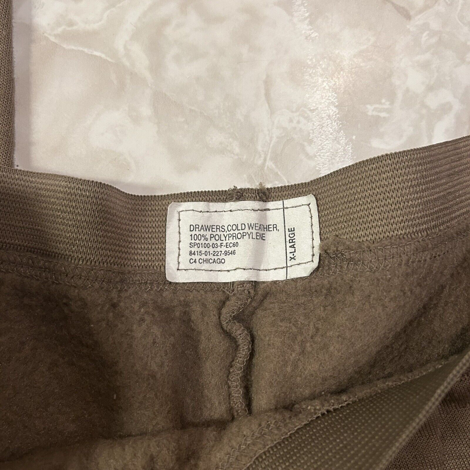 Vintage New USGI Polypro Cold Weather Drawers Pants ECWCS Thermal Ar Size US 32 / EU 48 - 2 Thumbnail