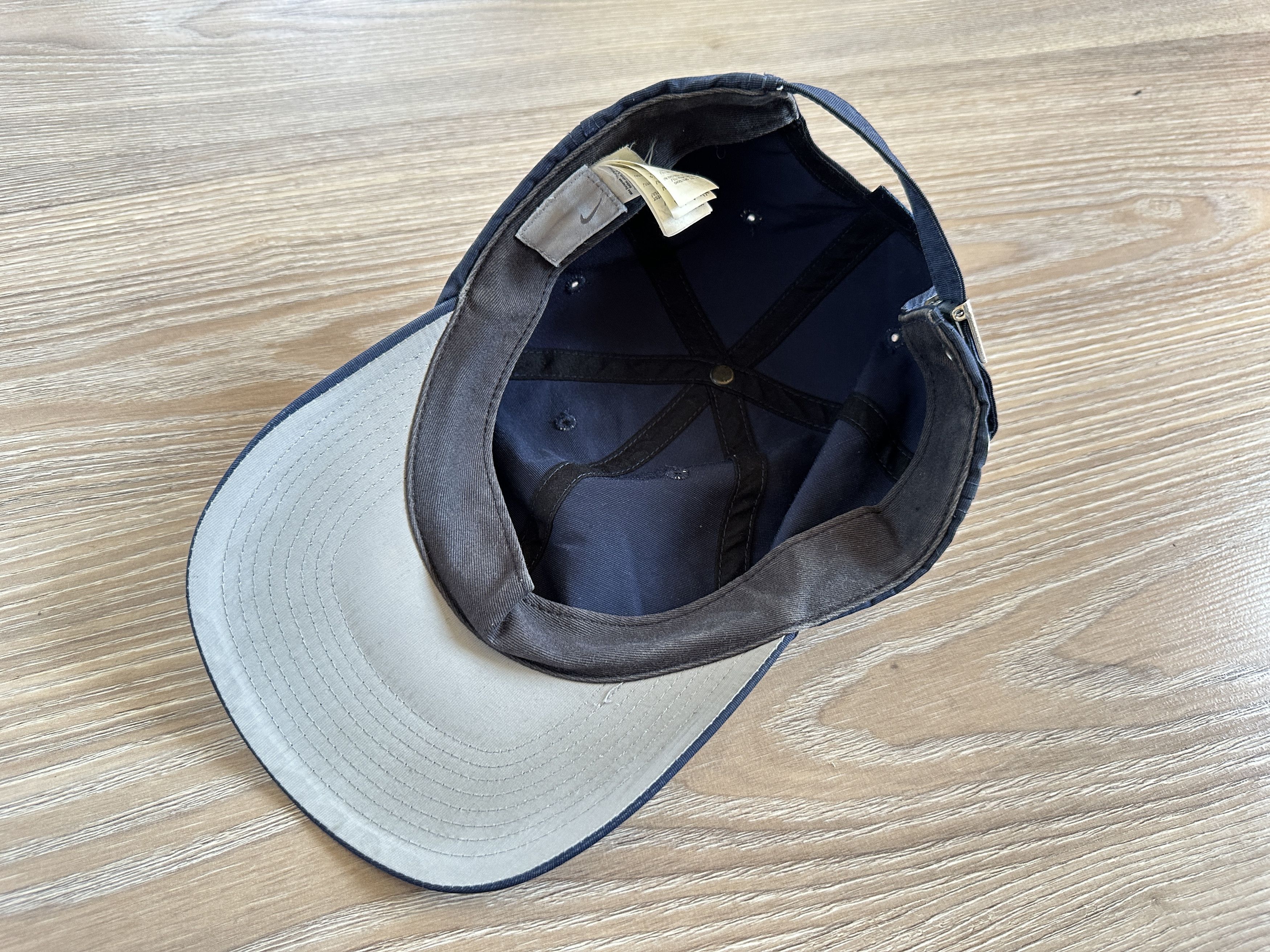 Nike × Vintage Nike Vintage Cap Metal Swoosh Size ONE SIZE - 5 Thumbnail