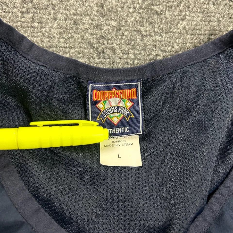 Cooperstown Collection Cooperstown Jersey Mens Large Dreams Park Windbreaker Vented Size US L / EU 52-54 / 3 - 2 Thumbnail
