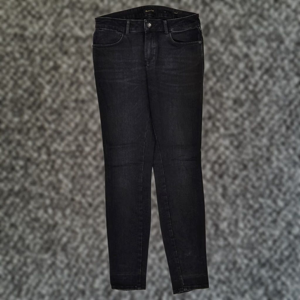 Massimo Dutti MASSIMO DUTTI Womens Skinny Jeans Black Classic W30 L31 US 4 Small Size 28" / US 6 / IT 42 - 1 Thumbnail