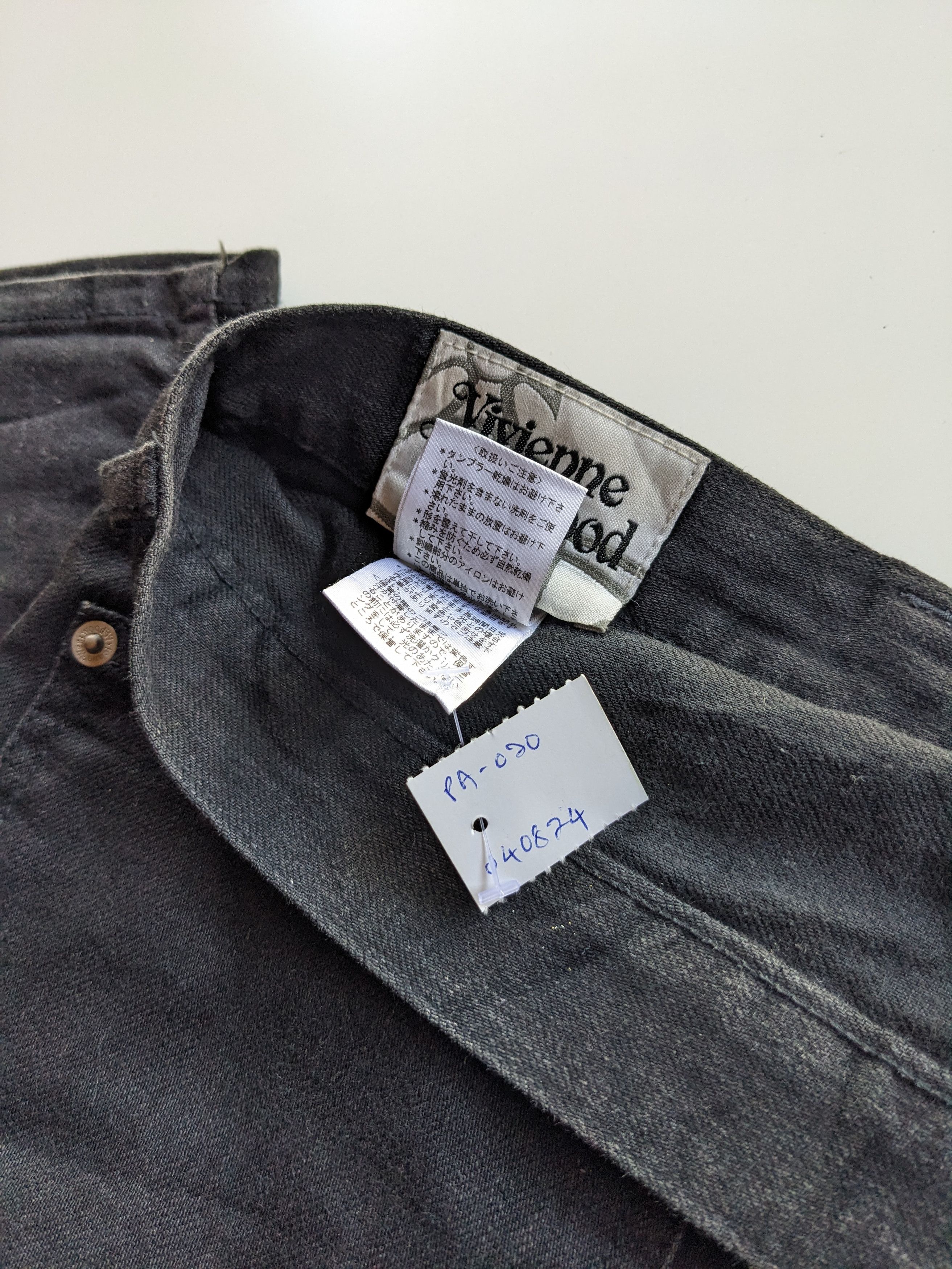Vivienne Westwood Vivienne Westwood slimfit superblack Size US 33 - 9 Thumbnail