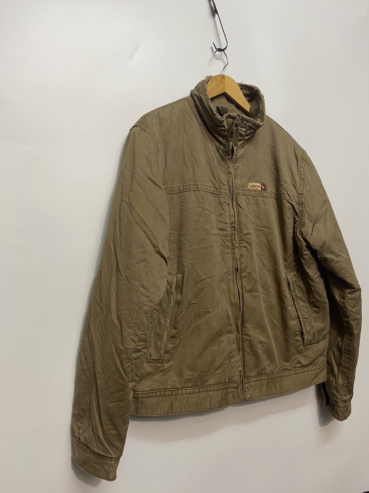 Abercrombie & Fitch × Vintage Abercrombie and Fitch Jacket Wool Lined Full Zip Up Trucker Size US M / EU 48-50 / 2 - 6 Thumbnail