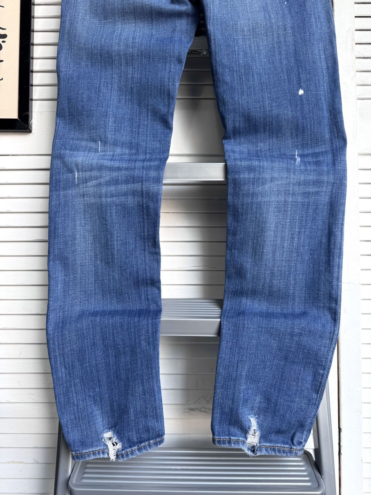 Dsquared2 Dsquared2 Cool Guy Jeans Painted Distressed Denim Size US 34 / EU 50 - 13 Thumbnail