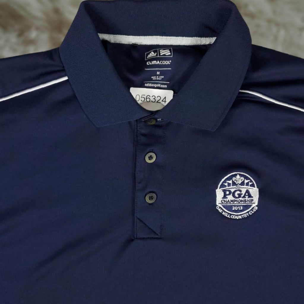 Adidas adidas Polo Shirt Mens Medium Blue Oak Hill Golf Casual Short Sleeve Shirt Size US M / EU 48-50 / 2 - 1 Thumbnail
