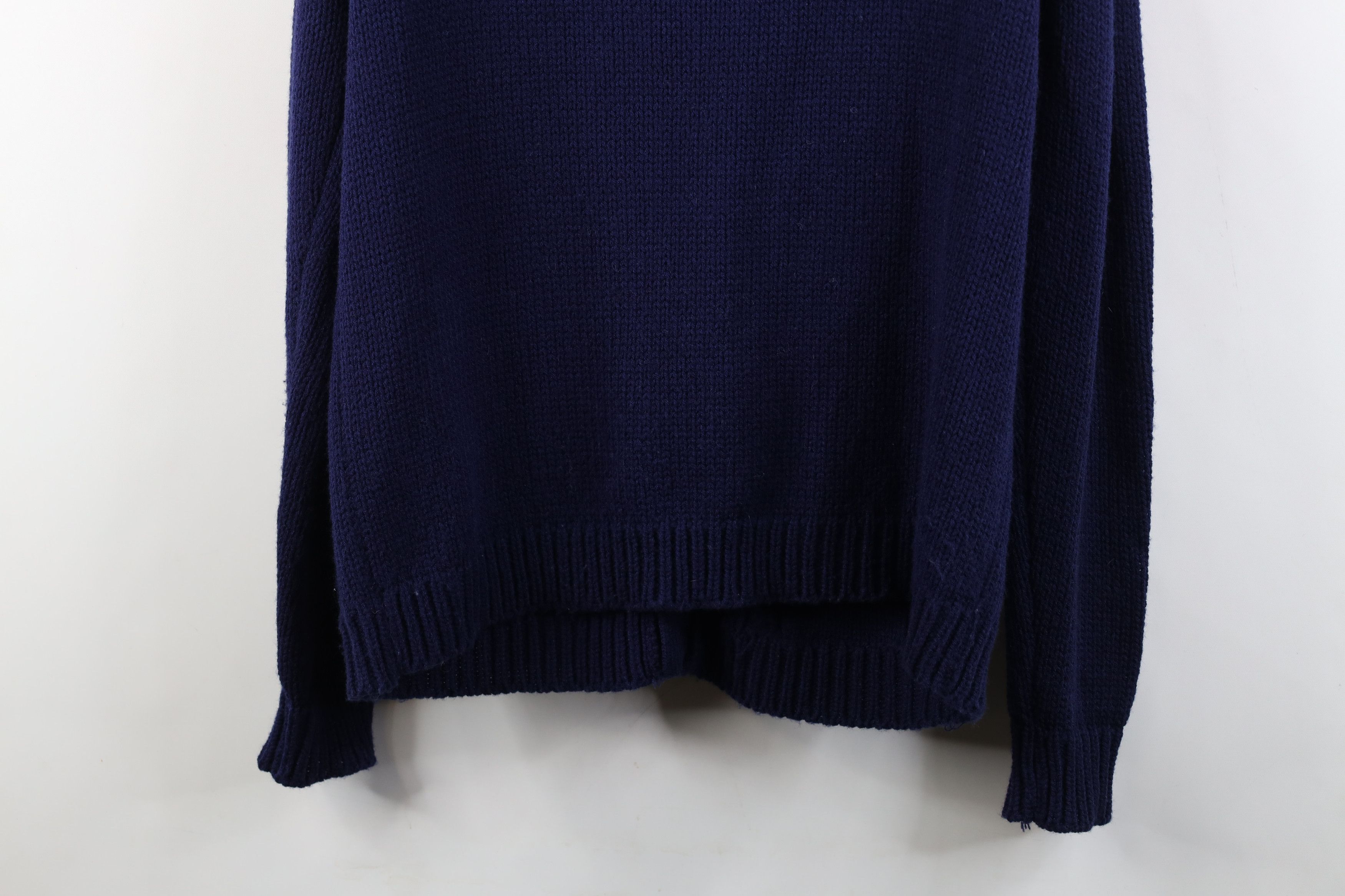 Vintage Vintage 70s Streetwear Fisherman Cable Knit Cardigan Sweater Size US L / EU 52-54 / 3 - 14 Thumbnail