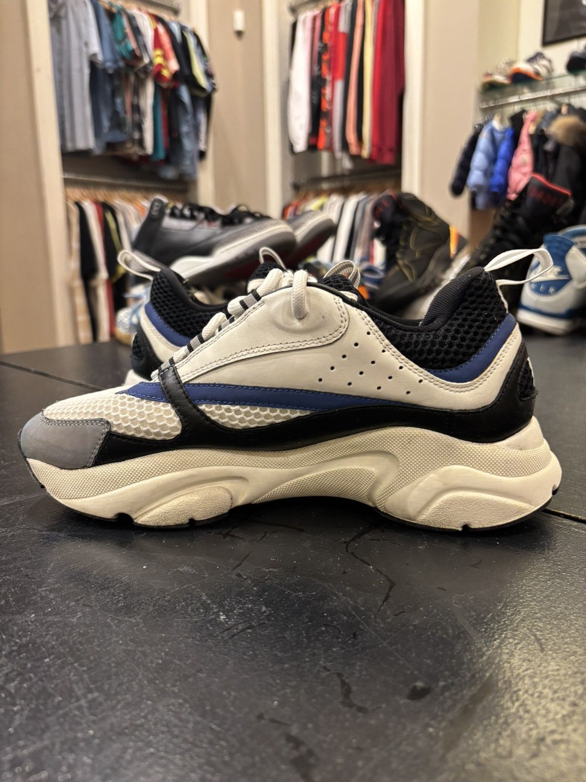 Dior Dior b22 sneakers white blue black Size US 7 / EU 40 - 6 Thumbnail