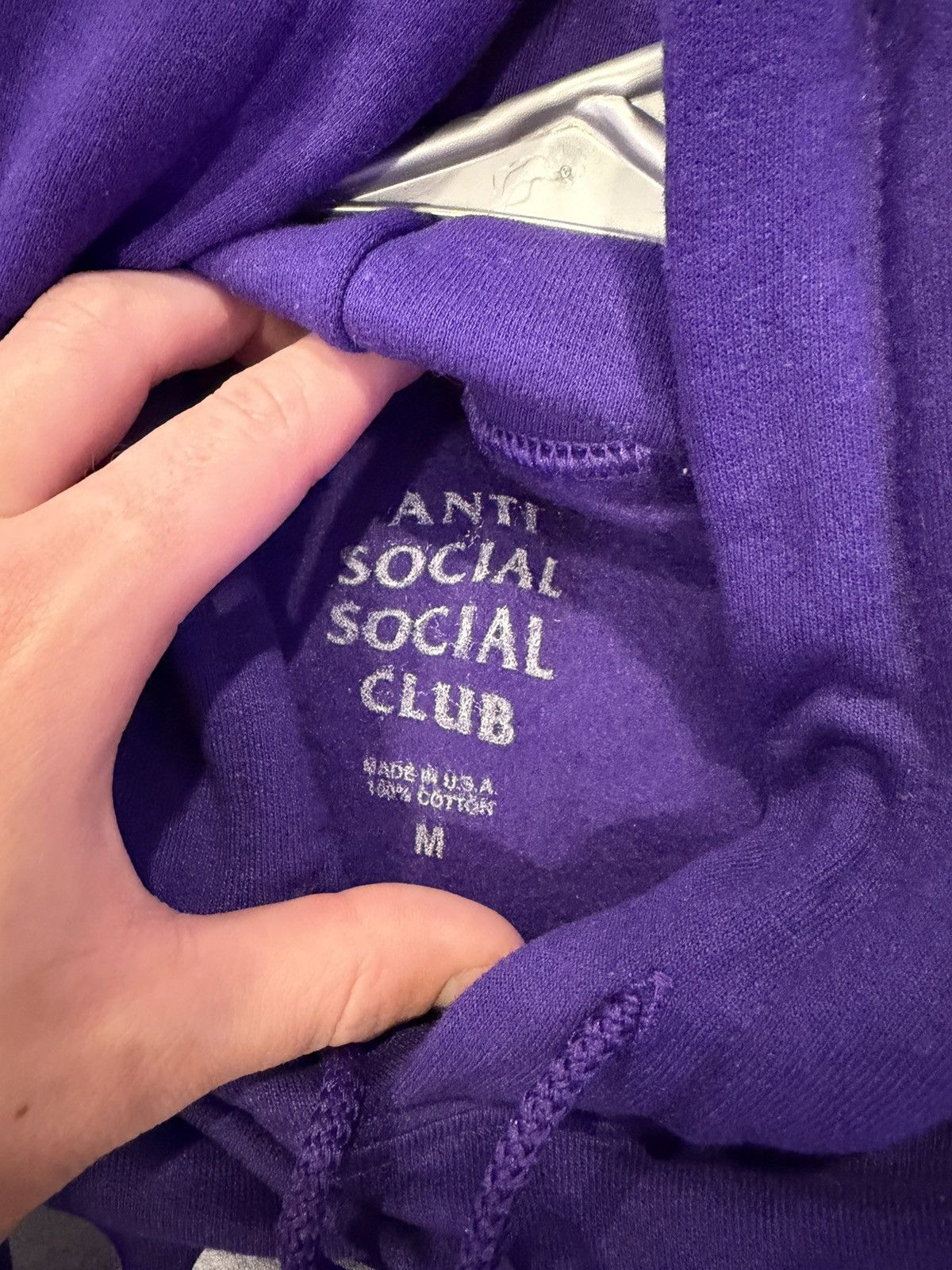 Anti Social Social Club Anti Social club ‘Moody’ Hoodie Purple Size US M / EU 48-50 / 2 - 3 Thumbnail