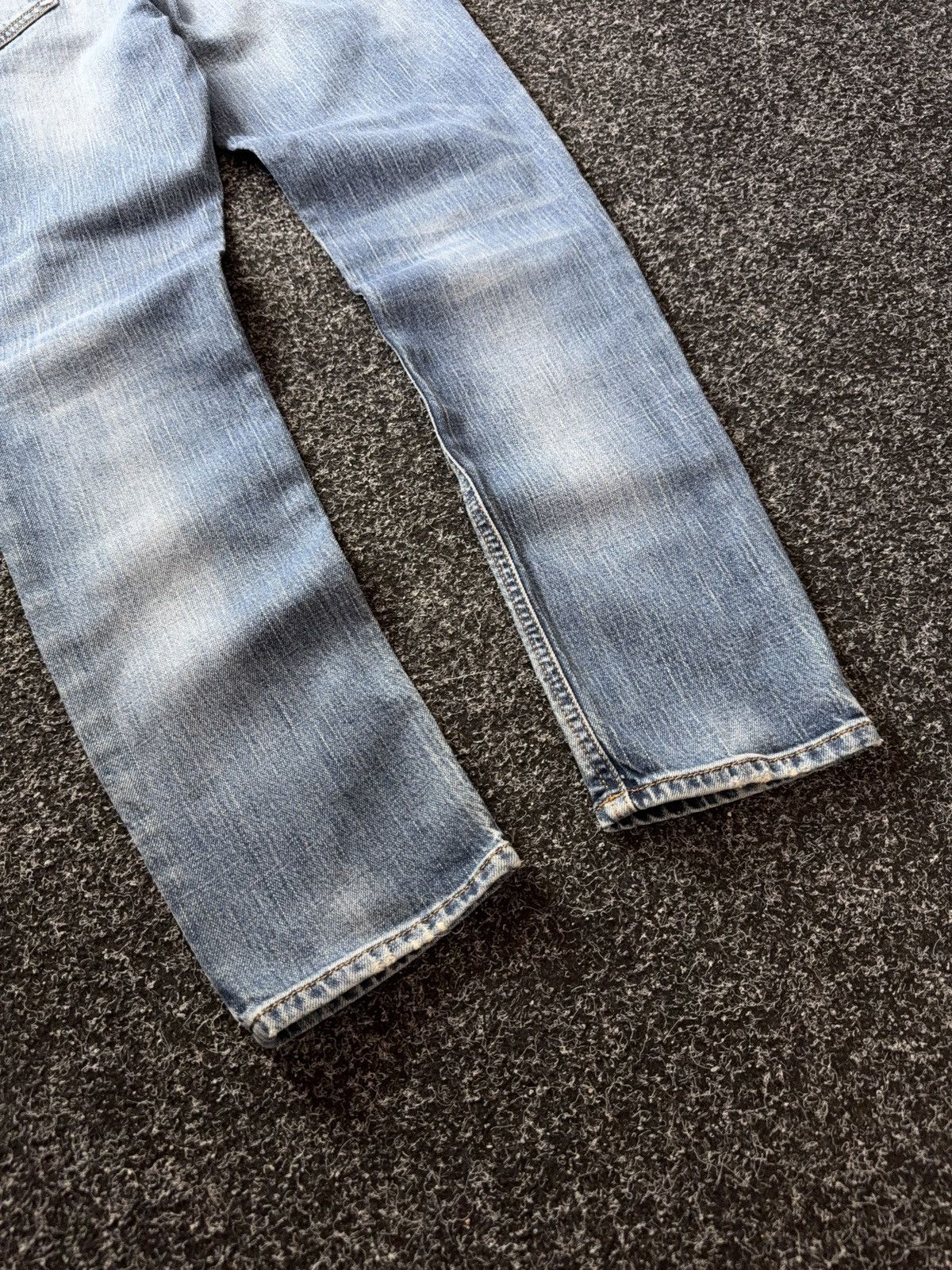 Diesel Diesel D-Fetar Distressed Denim Jeans Light Wash Size US 28 / EU 44 - 16 Thumbnail