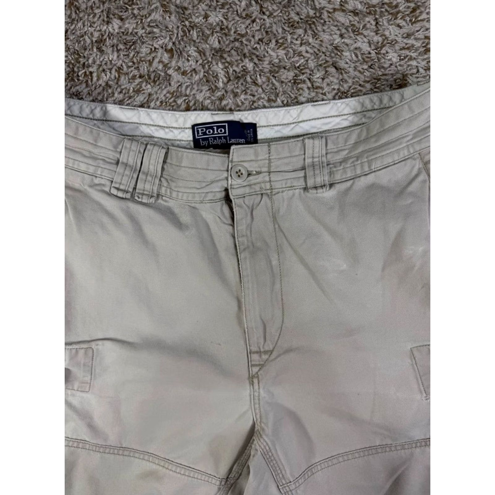 Polo Ralph Lauren Polo Ralph Lauren Classic Chino Cargo Shorts Light Gray Size 35 Men Size US S / EU 44-46 / 1 - 5 Thumbnail