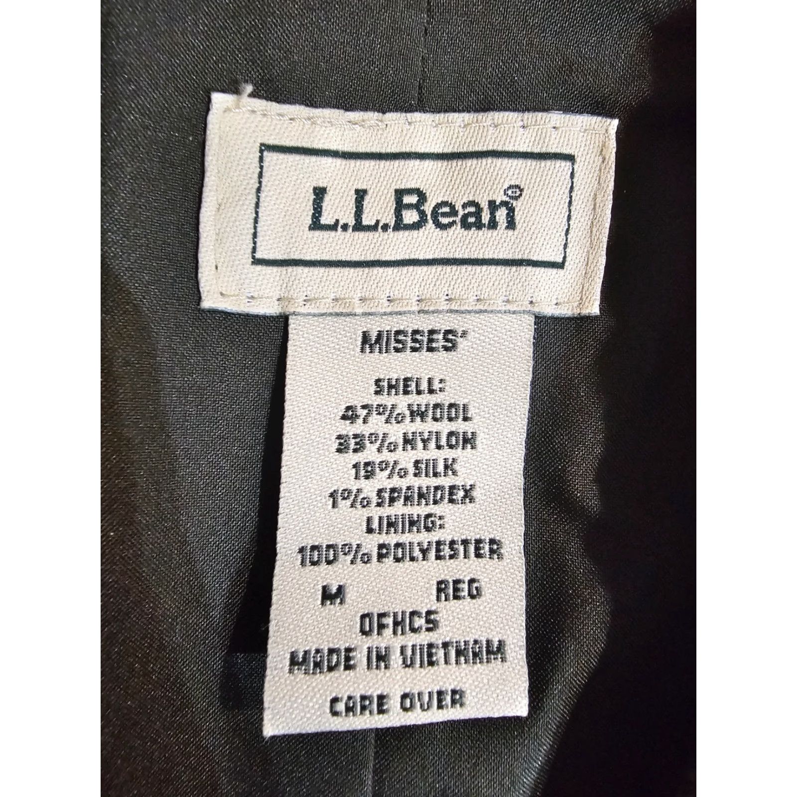 Vintage VINTAGE L.L. Bean Signature Wool Blend 3-Button Blazer Women’s Size Medium Reg Green Blazer Womens 90s Classic Casual Formal Size M / US 6-8 / IT 42-44 - 4 Thumbnail