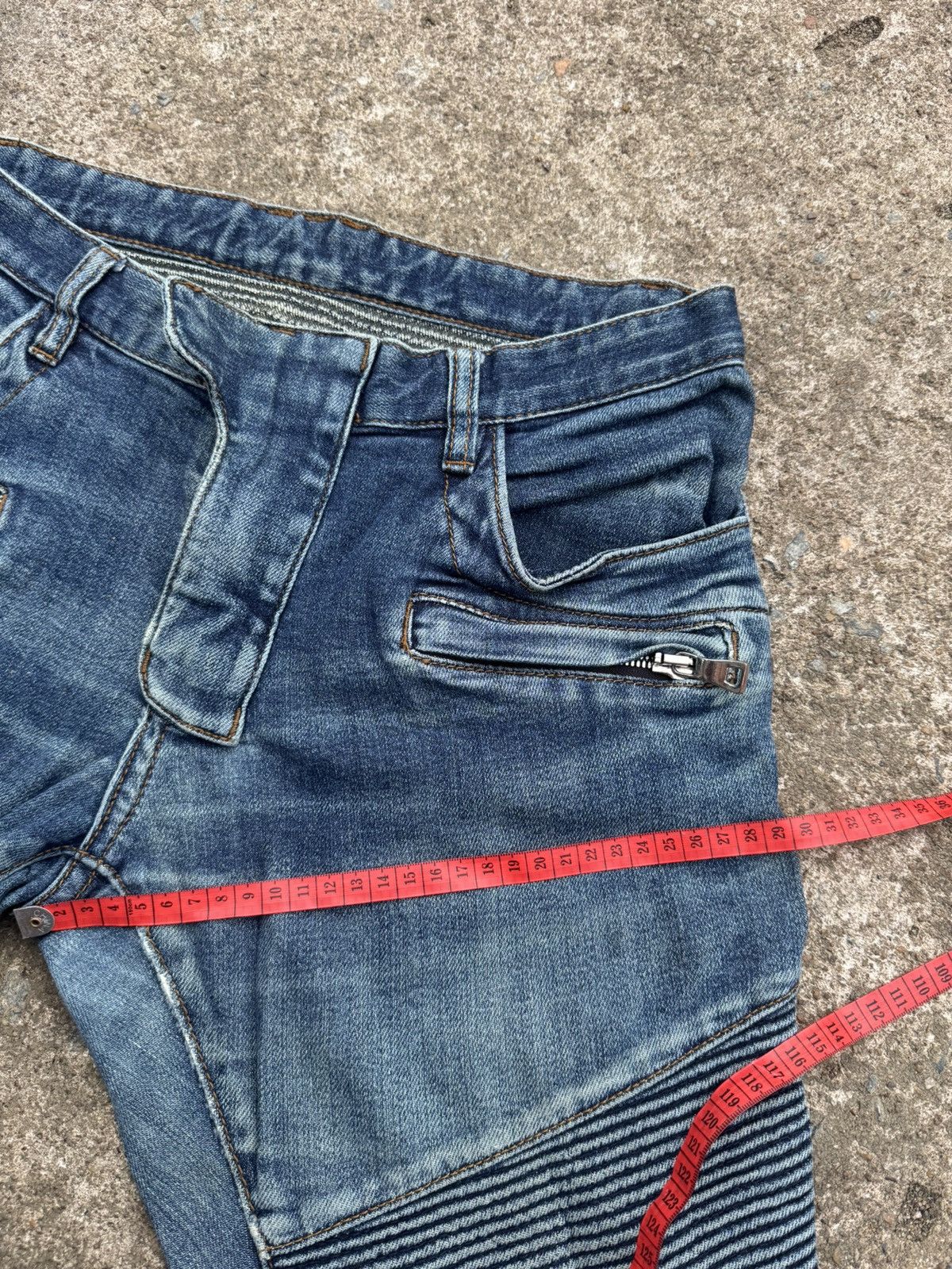 Balmain Balmain Decarnin Biker Denim Size US 30 / EU 46 - 12 Thumbnail