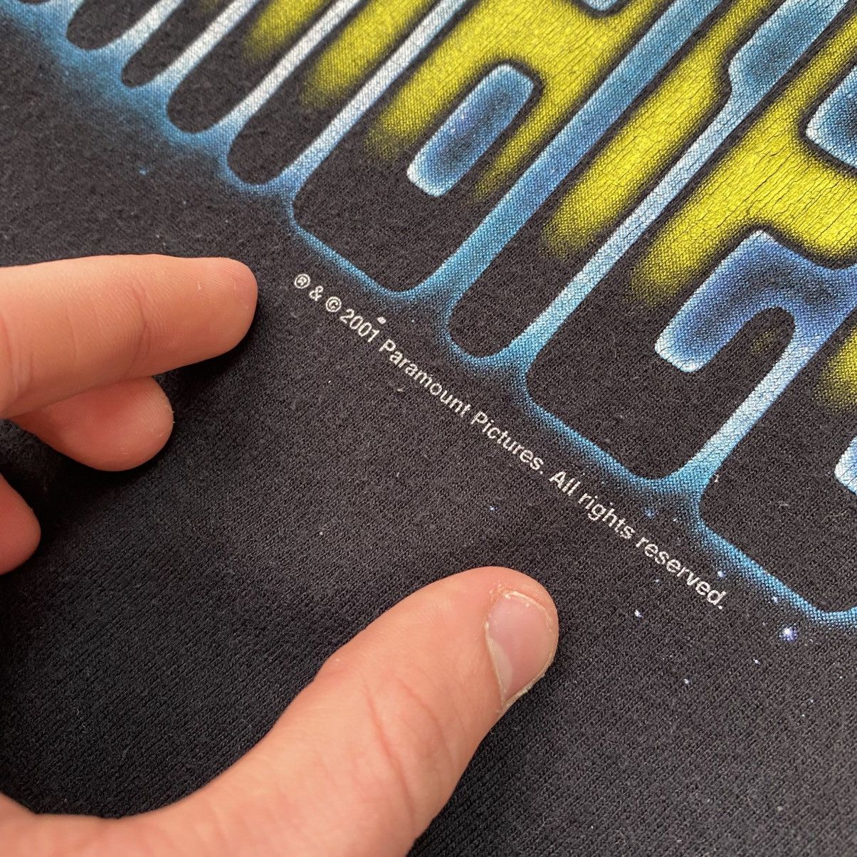 Vintage 2001 Star Trek First Contact Borg Queen Screen Stars Tee Size US L / EU 52-54 / 3 - 5 Thumbnail