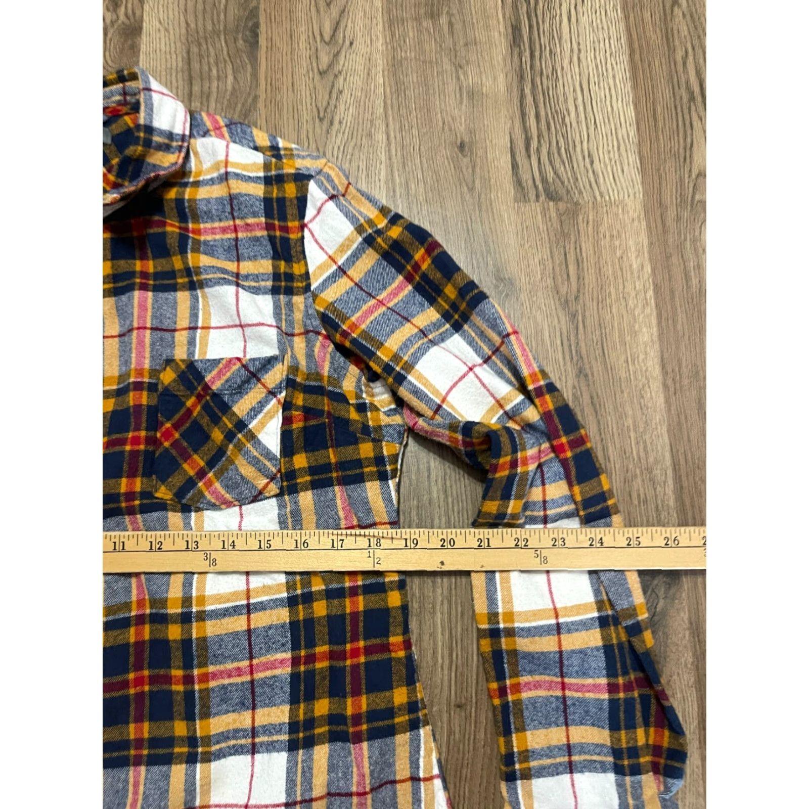 Vintage VINTAGE? No. Natural Reflections Shirt Women L Yellow Plaid Flannel Button-Up Reflective Nature 90s Size L / US 10 / IT 46 - 6 Thumbnail