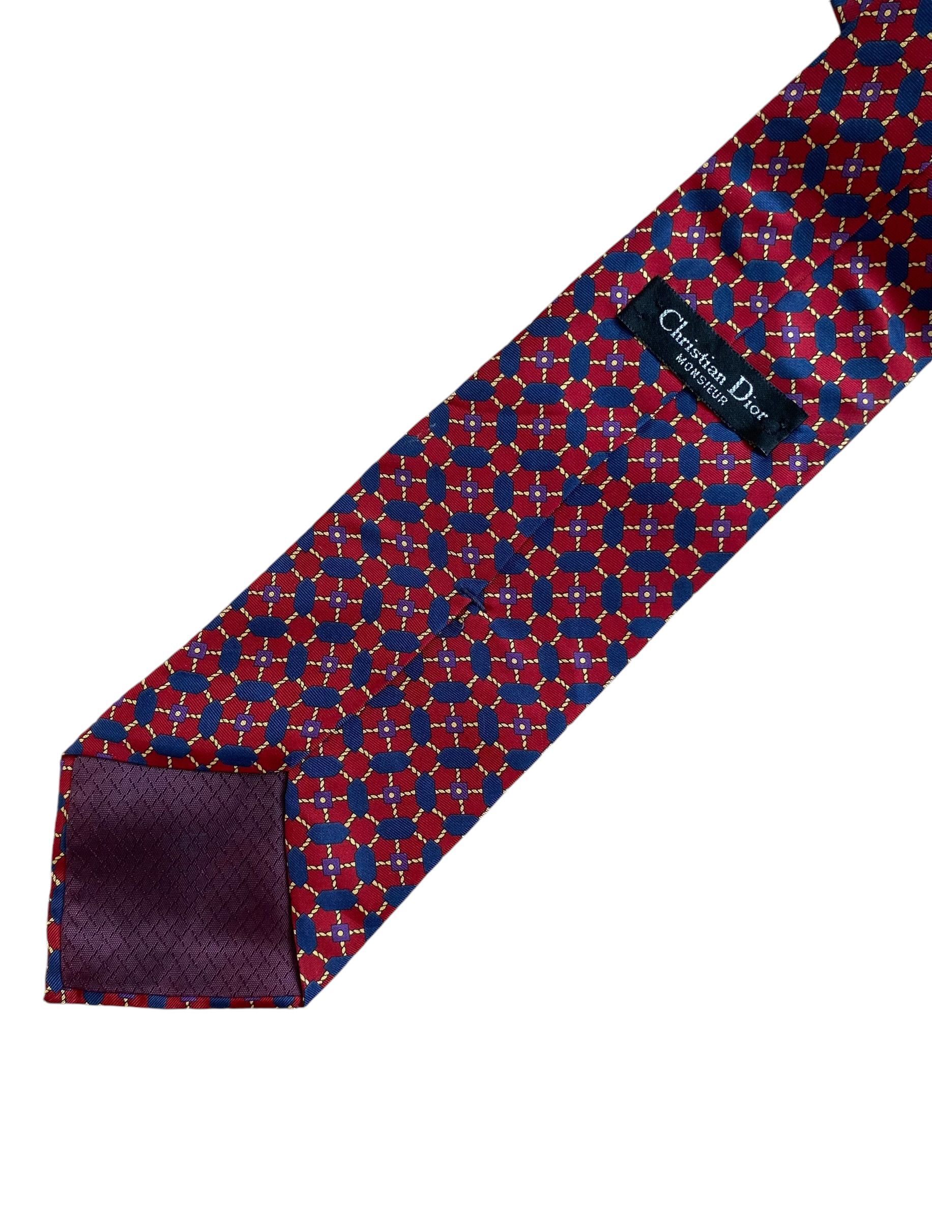 Christian Dior Monsieur × Dior × Vintage Dior Monsieur vintage silk tie Size ONE SIZE - 5 Thumbnail