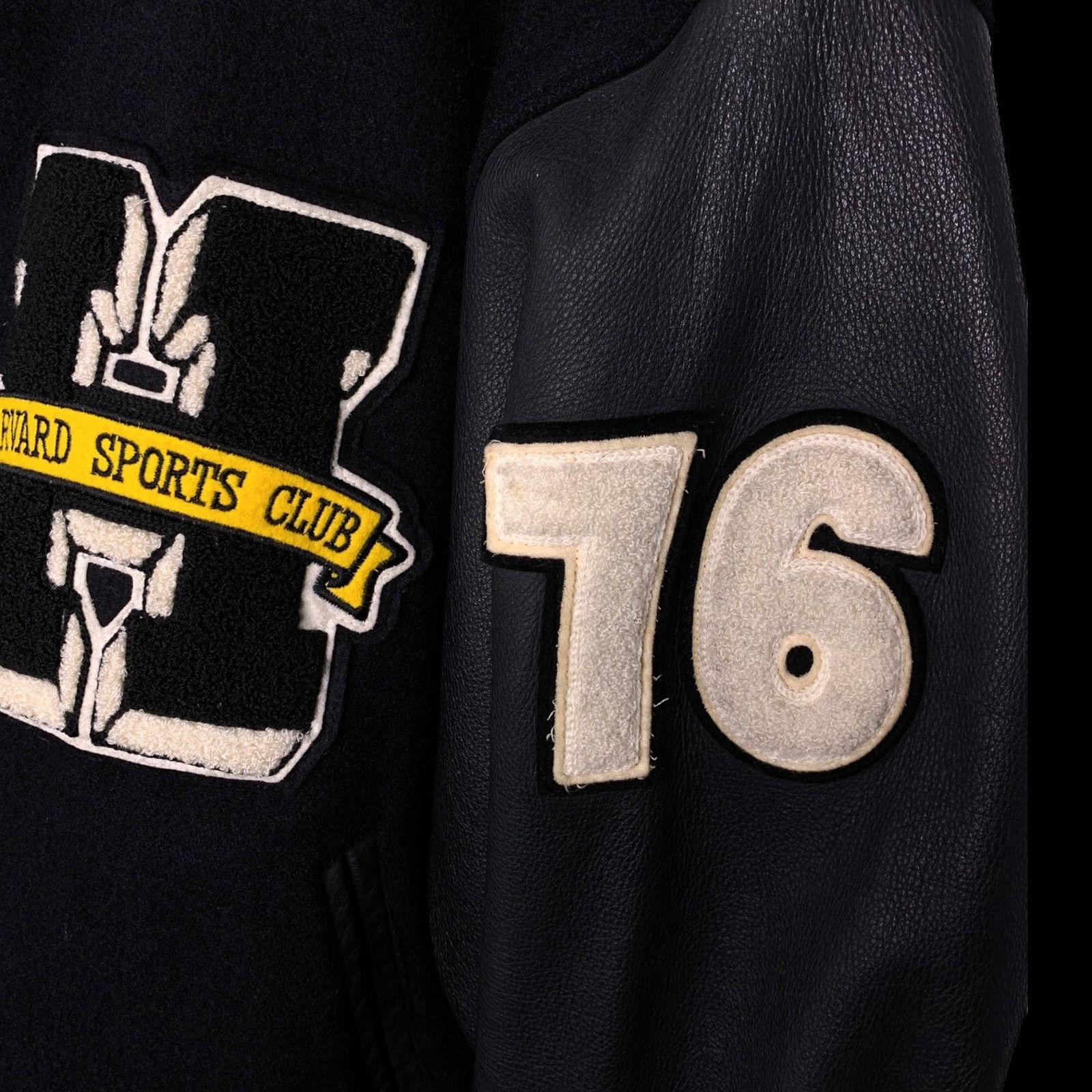 Other HARVARD UNIVERSITY | ‘76 “LEADING HITTER” Varsity Jacket Size US L / EU 52-54 / 3 - 4 Thumbnail