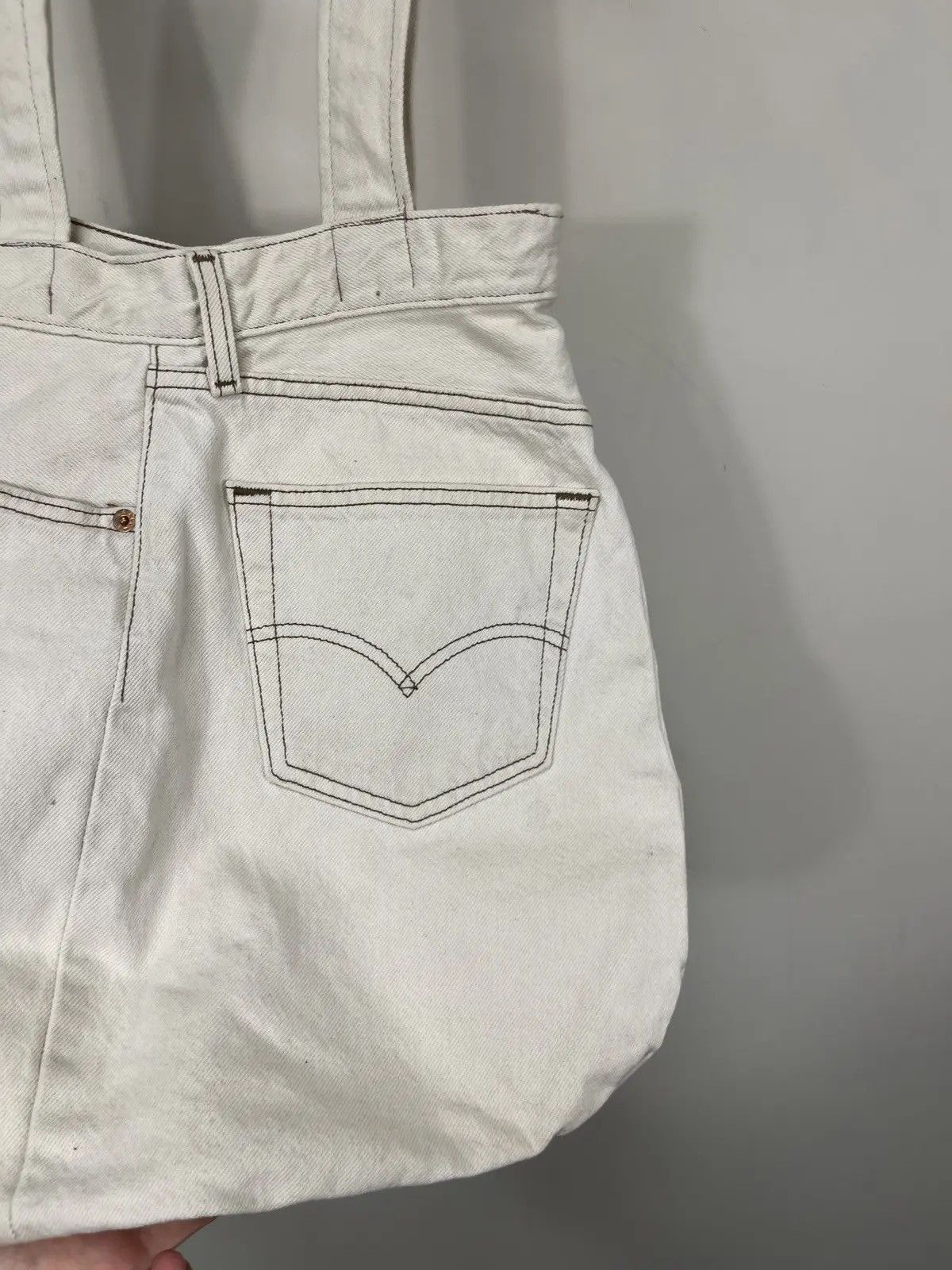 Levi's × Vintage Vintage Levi’s Custom Handmade 1/1 USA Hype Shopper Bag Size ONE SIZE - 10 Thumbnail