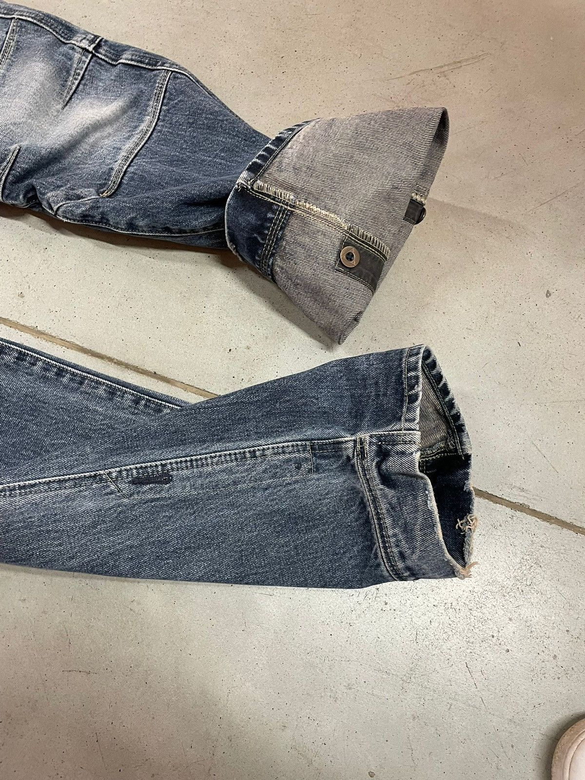 G-Star Vintage G Star Raw Cargo Jeans Distressed Denim Size US 32 / EU 48 - 10 Thumbnail