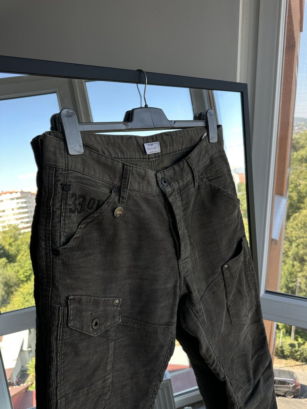 G-Star Vintage G Star Raw Velvet General 3D Tapered Cargo Pants Size US 33 - 5 Thumbnail