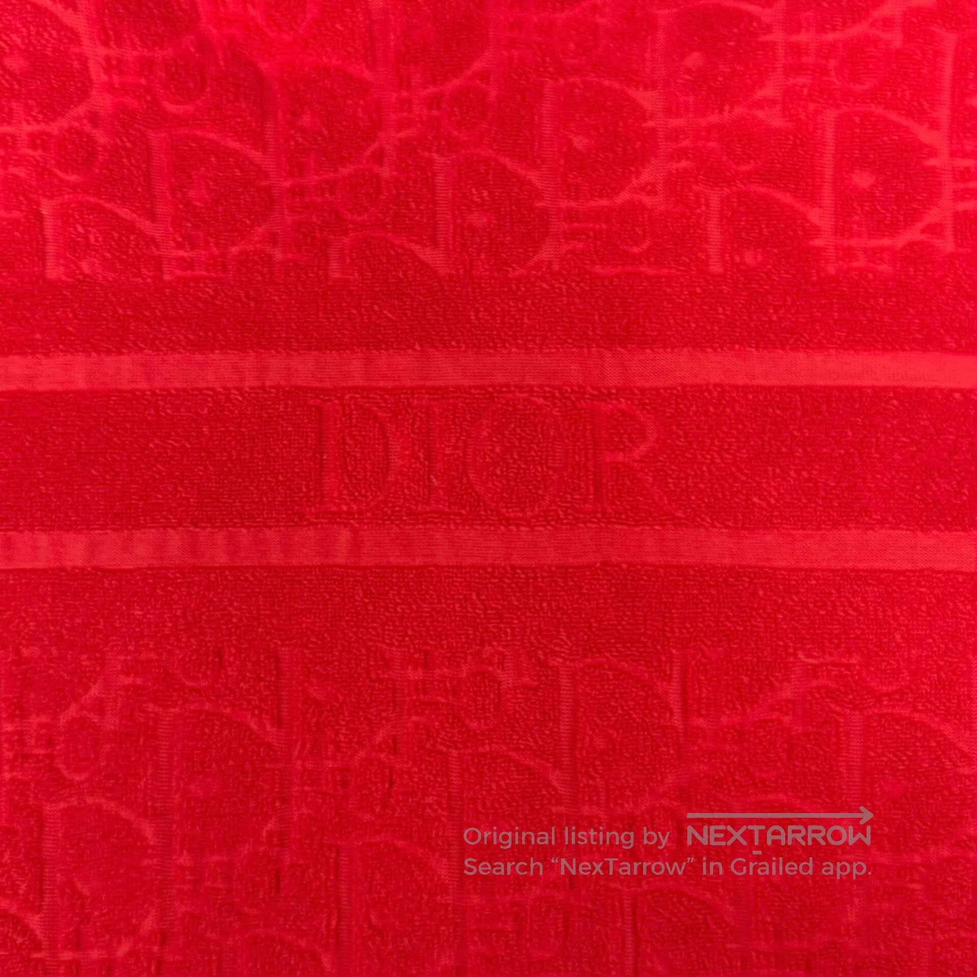 Dior Dior Oblique Red Tone-on-Tone All-Over Print Terry Hoodie| Size M / US 6-8 / IT 42-44 - 5 Thumbnail