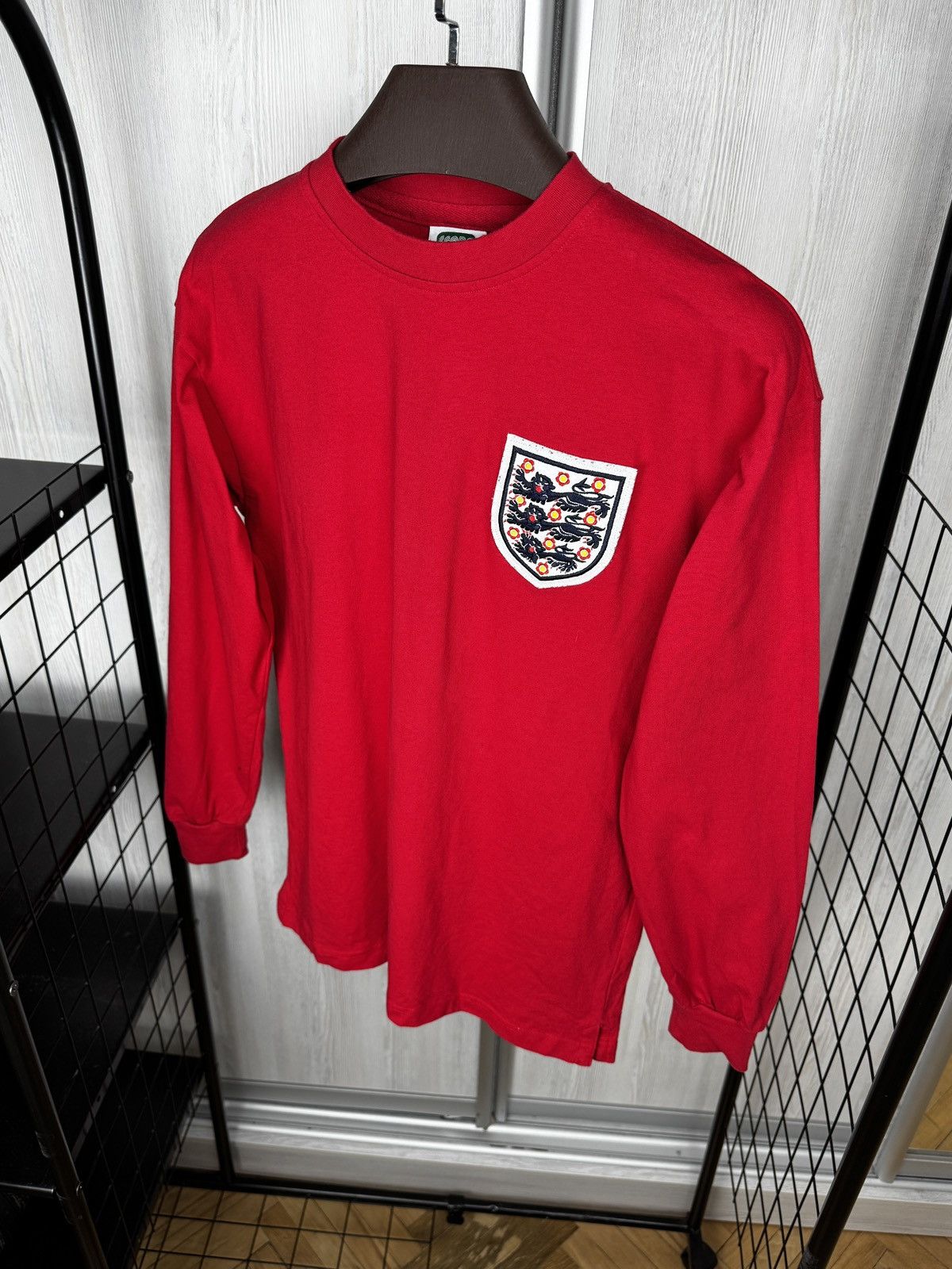Other England 1966 Football Soccer Jersey Retro Replica Score Draw Size US M / EU 48-50 / 2 - 7 Thumbnail