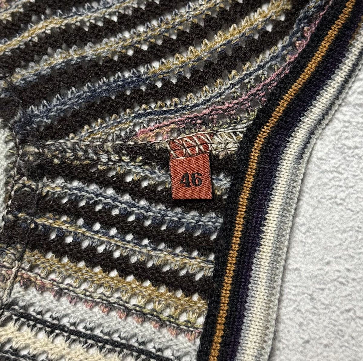 Missoni Missoni Multicolor Striped Wool Knit Sweater Size L / US 10 / IT 46 - 9 Thumbnail