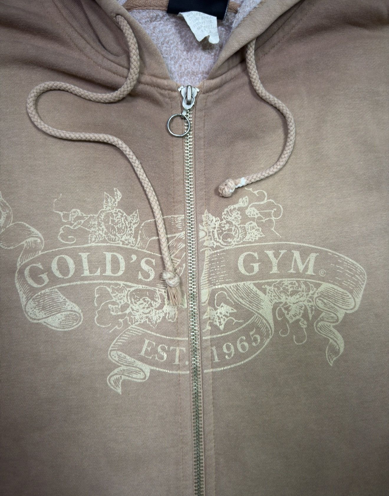 Other *RARE* VINTAGE 00s 90s Y2K GOLD’S GYM ZIP HOODIE HARDCORE Size US L / EU 52-54 / 3 - 2 Thumbnail