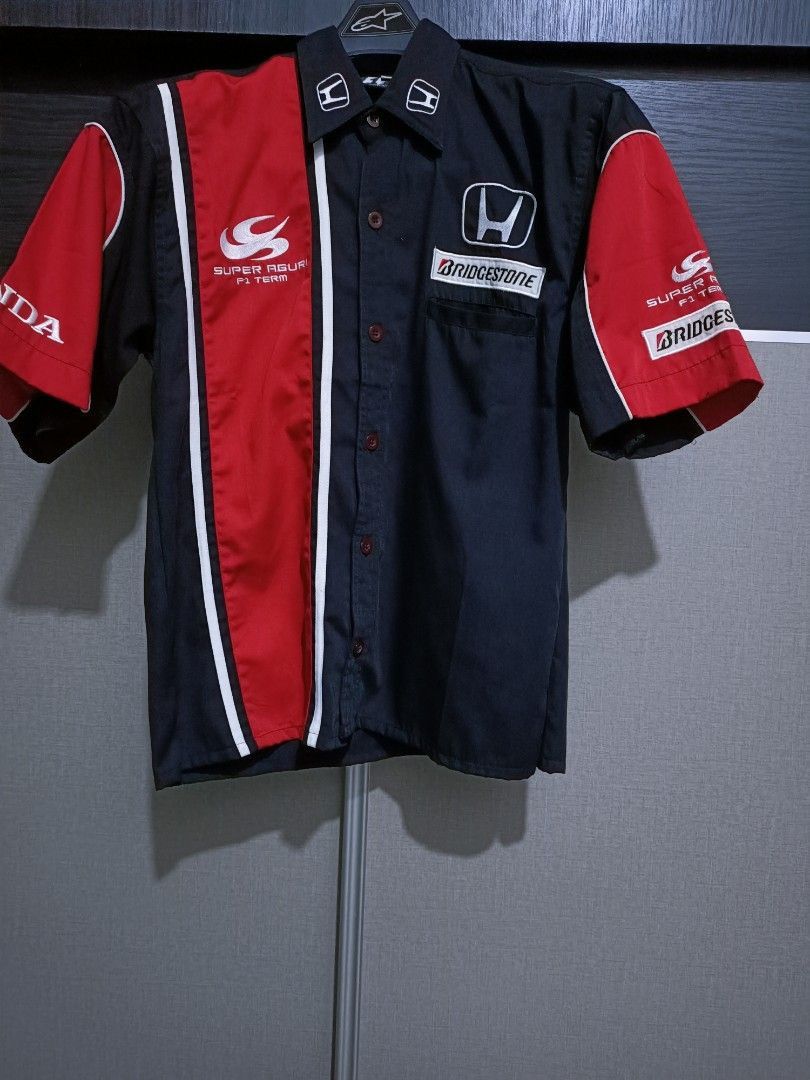 Formula 1 Honda x Super Aguri F1 Team x Bridgestone Pit Crew Shirt XL Size US M / EU 48-50 / 2 - 1 Thumbnail