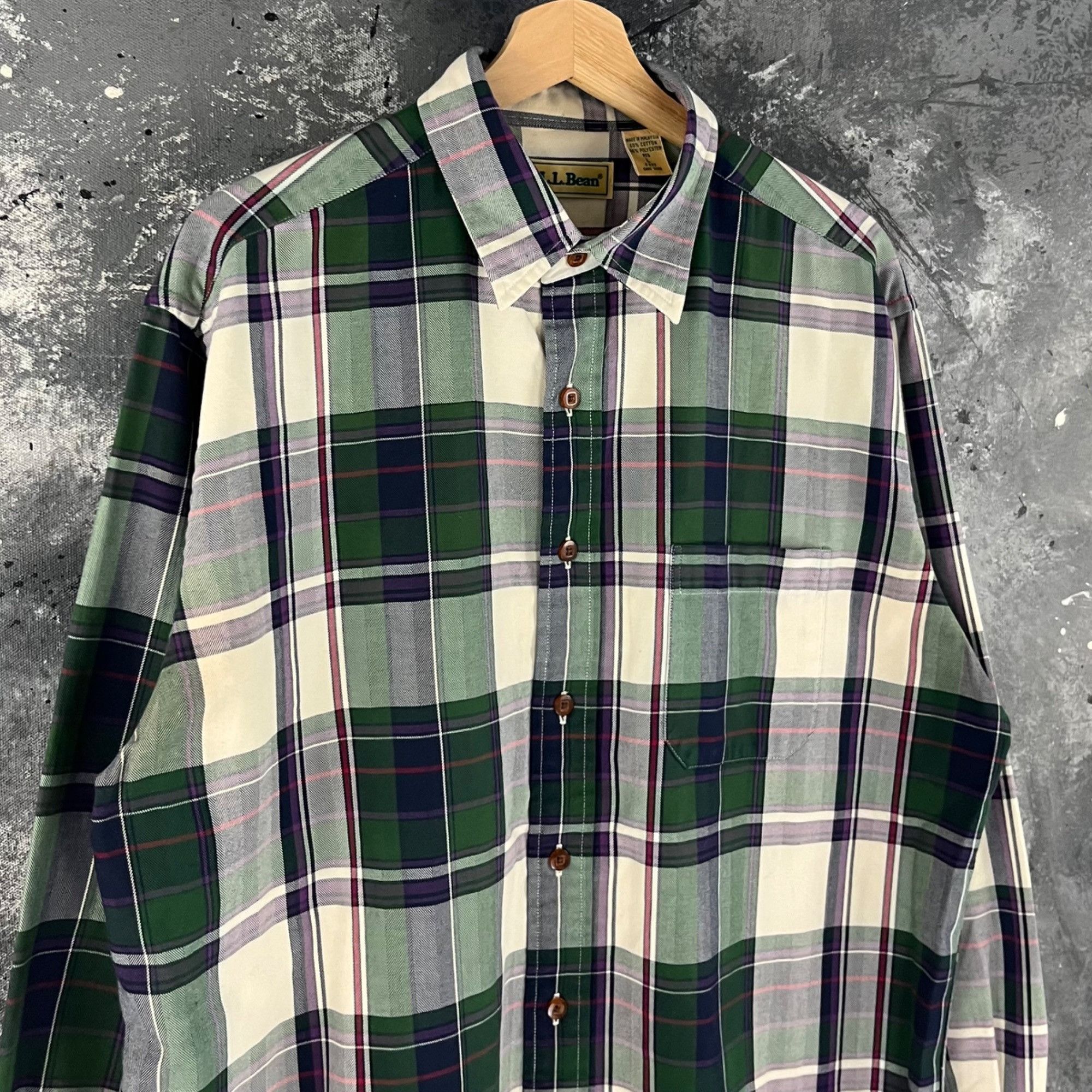 L.L. Bean × Vintage Vintage 90’s LL Bean button shirt Size US XL / EU 56 / 4 - 2 Thumbnail