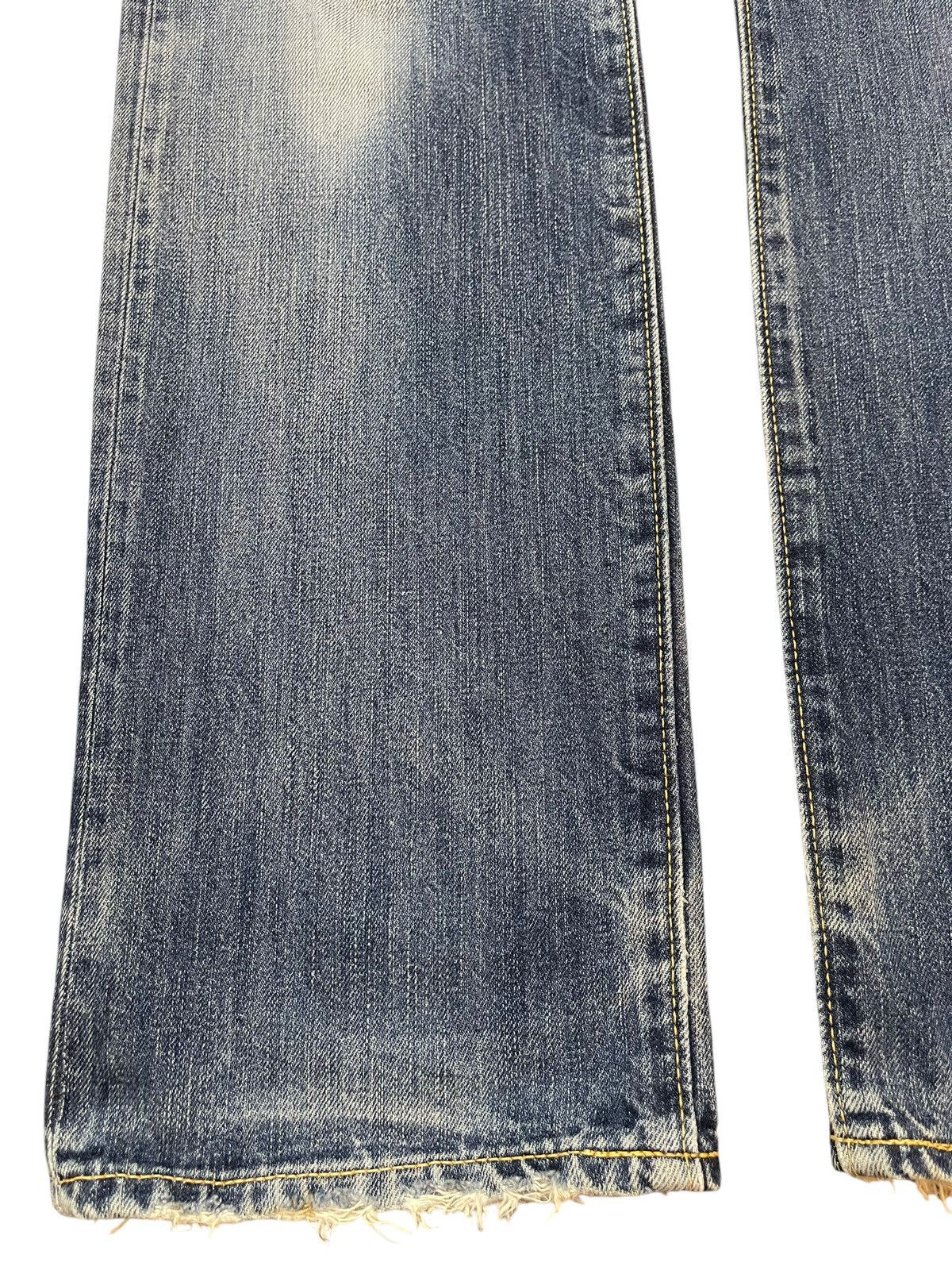 14th Addiction Vintage Japanese Brand Faded Wash Distressed Style Jeans Size US 31 - 7 Thumbnail