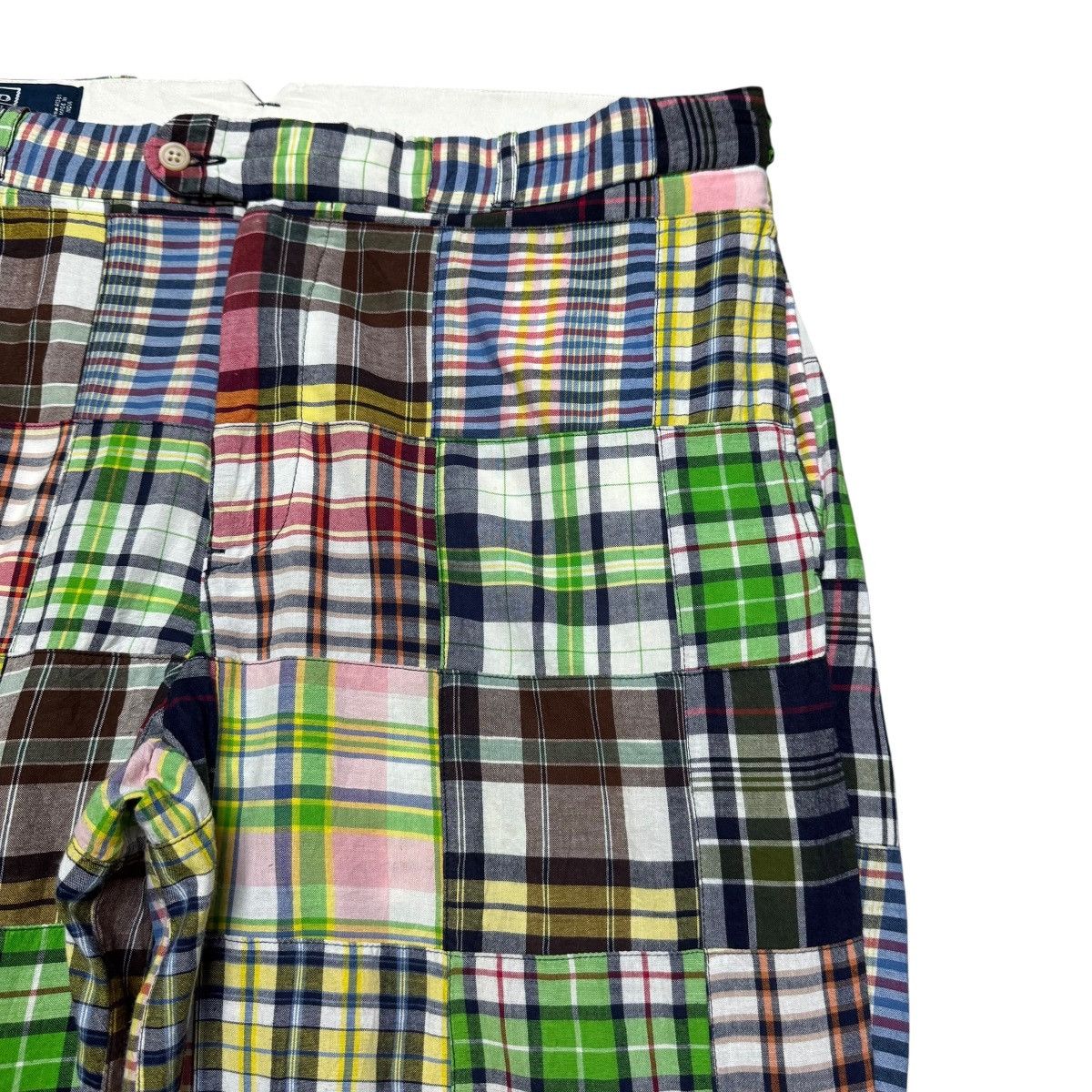 Polo Ralph Lauren Vintage 90s Polo Ralph Lauren Madras Checked Patchwork Pants Size US 36 / EU 52 - 5 Thumbnail