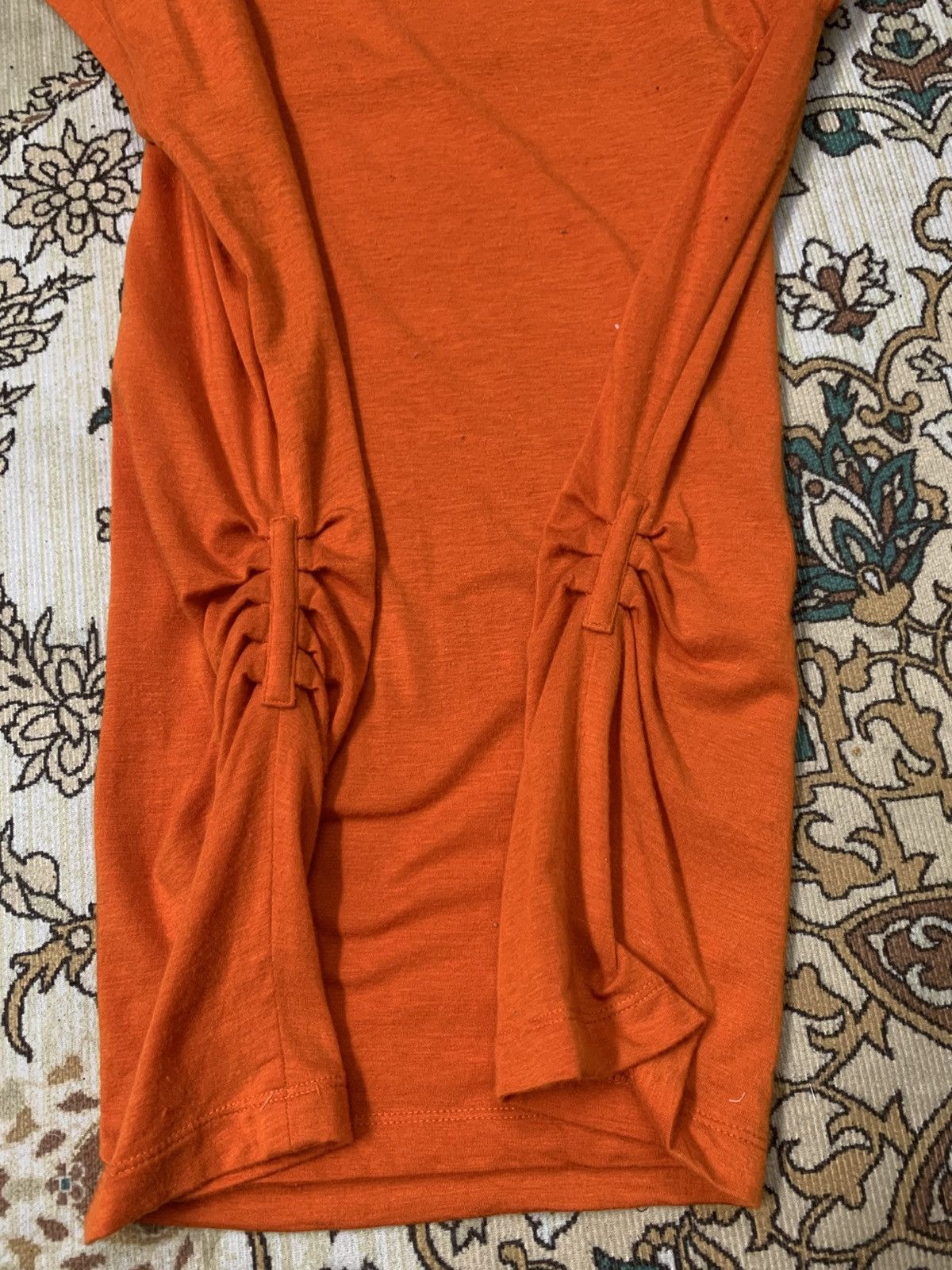 Issey Miyake ISSEY MIYAKE Lyocell Tunic Top IM93JK563 Orange 2 Size M / US 6-8 / IT 42-44 - 14 Thumbnail