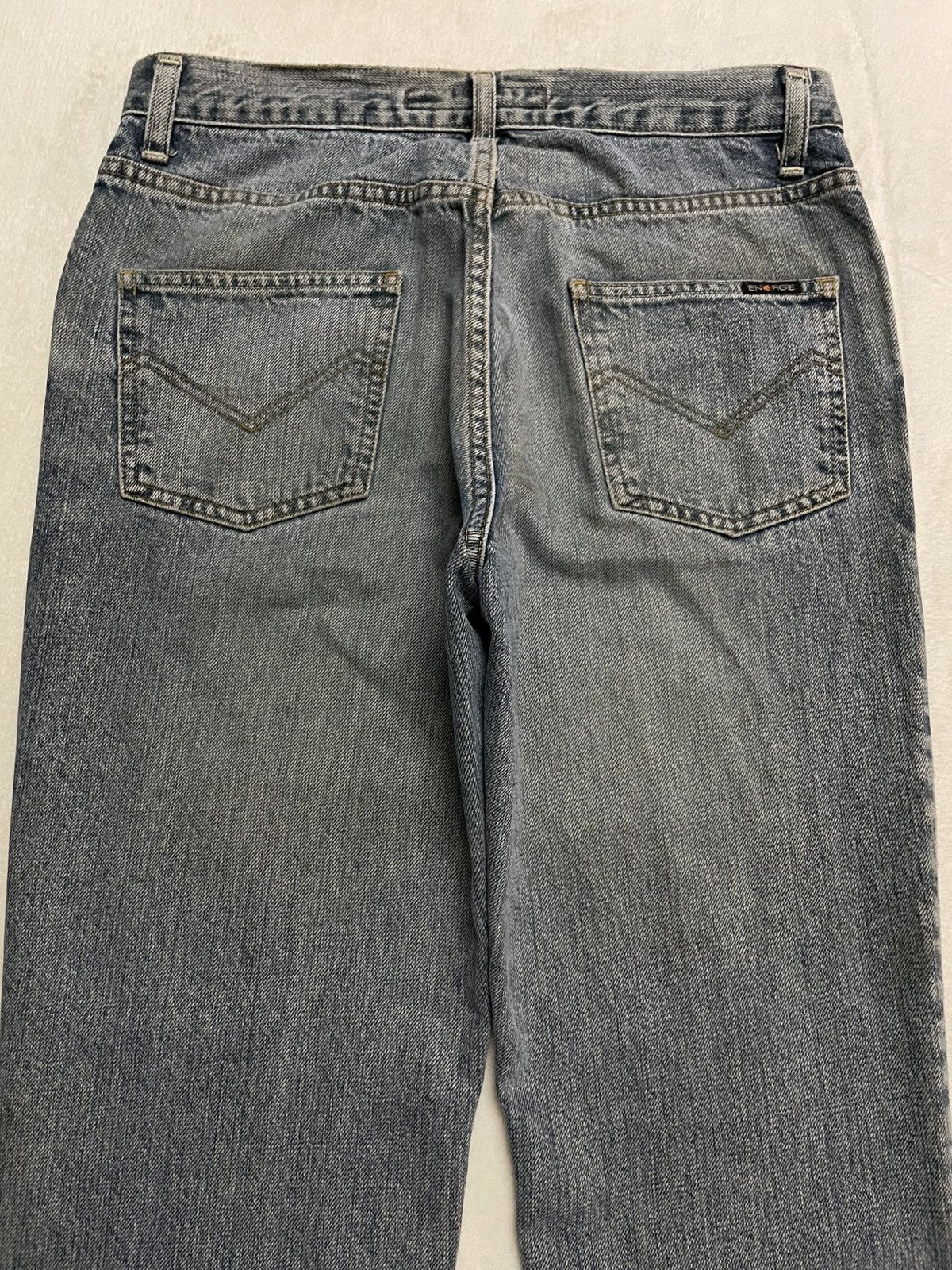 Energie Vintage Energie Japanese Brand Boot Cut Faded Denim Jeans Size US 30 / EU 46 - 9 Thumbnail