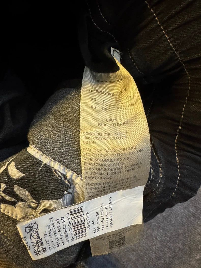 Rick Owens Rick Owens size xs 24FW Flame Wash Black Denim Cargo Bela Size US 28 / EU 44 - 4 Thumbnail