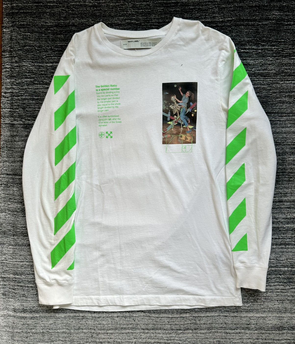 Off-White OFF-WHITE SS20 Pascal Golden Ratio Painting Long-Sleeve Size US L / EU 52-54 / 3 - 2 Thumbnail